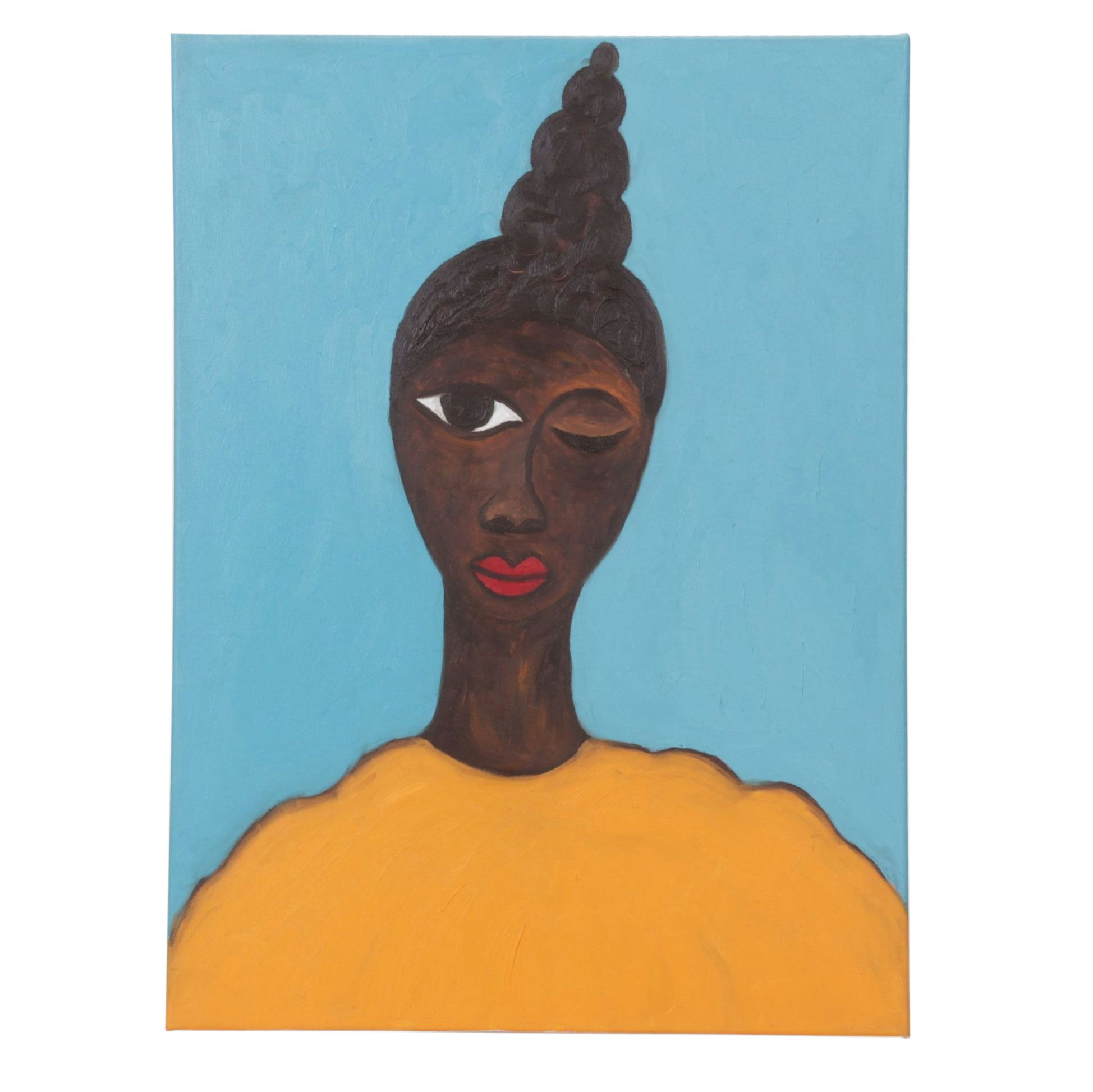 Oluwakemi Omowaire Oil Portrait Painting of a Woman, 2025