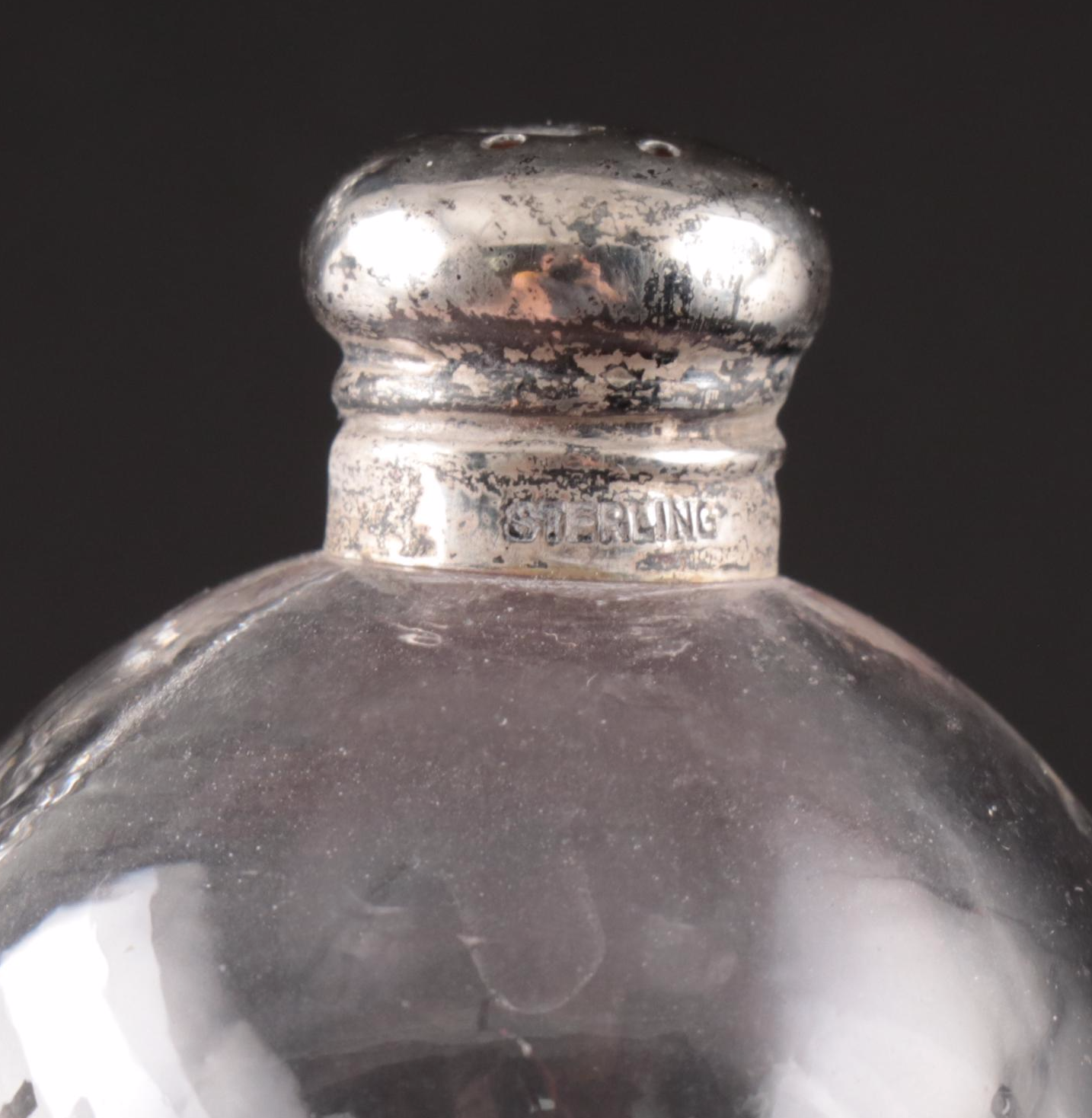 Vintage Banded Glass Plates with Rainbow Iridescent and Other Glass Tableware