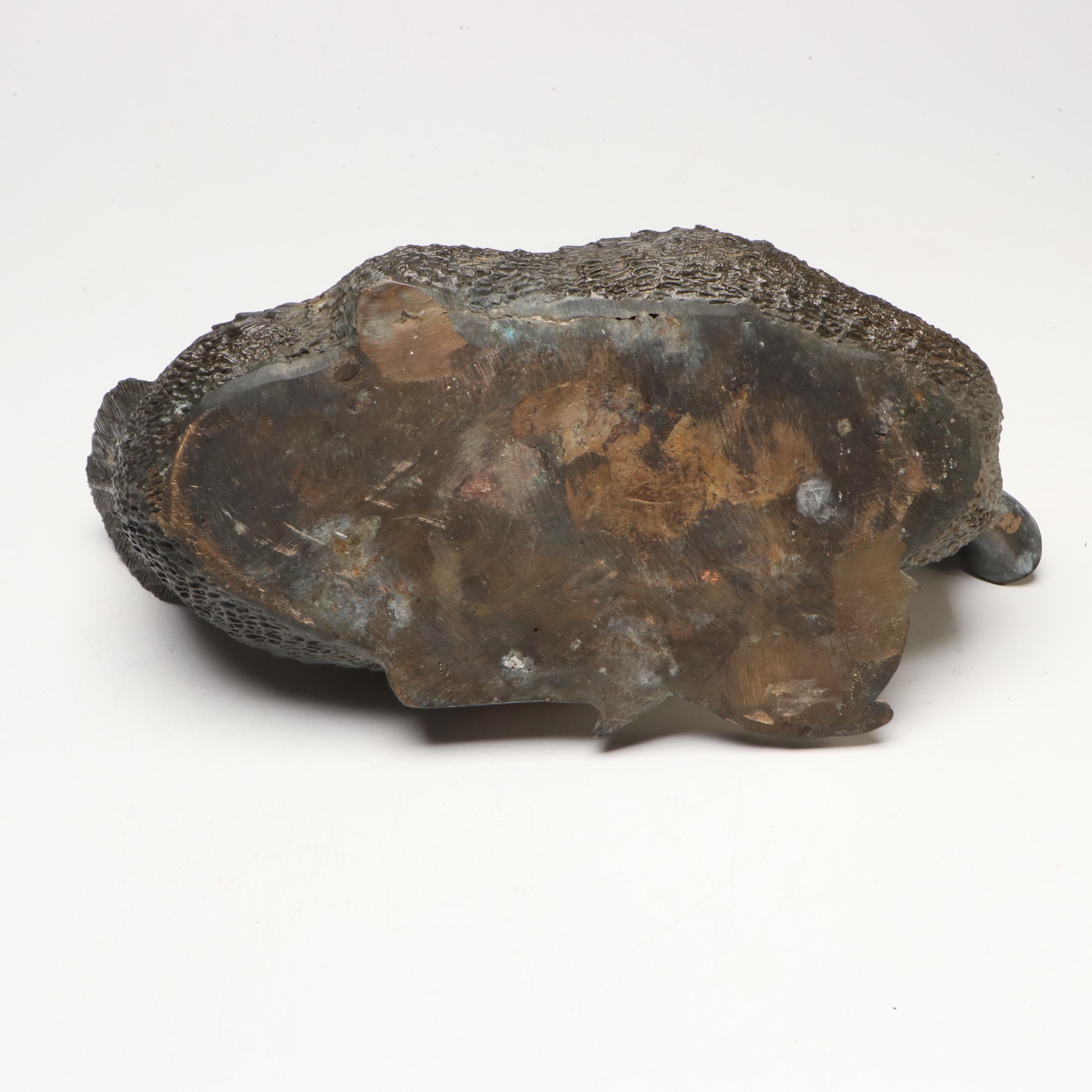 Patinated Bronze Sitting Duck