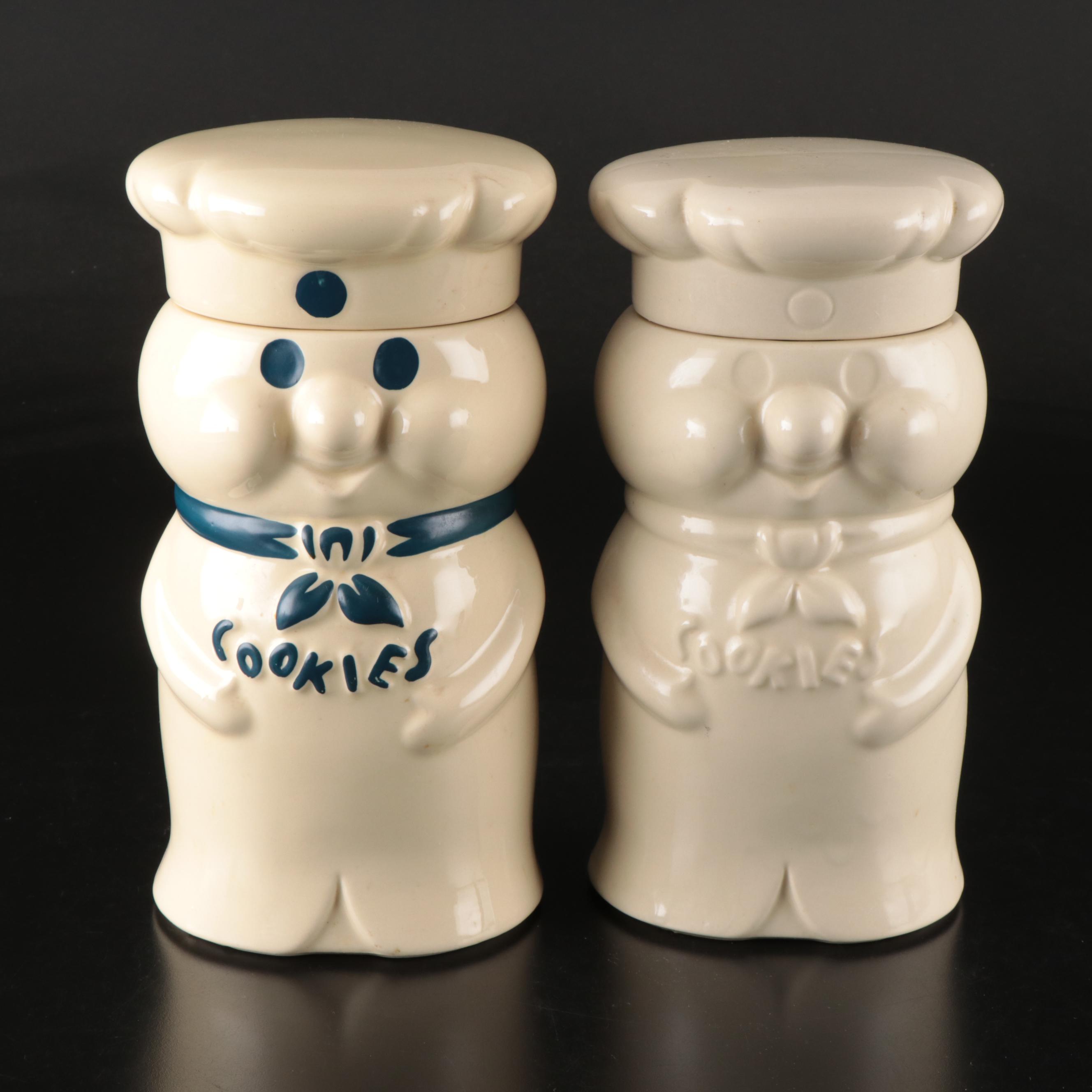 The Pillsbury Company "Poppin Fresh" Ceramic Cookie Jars