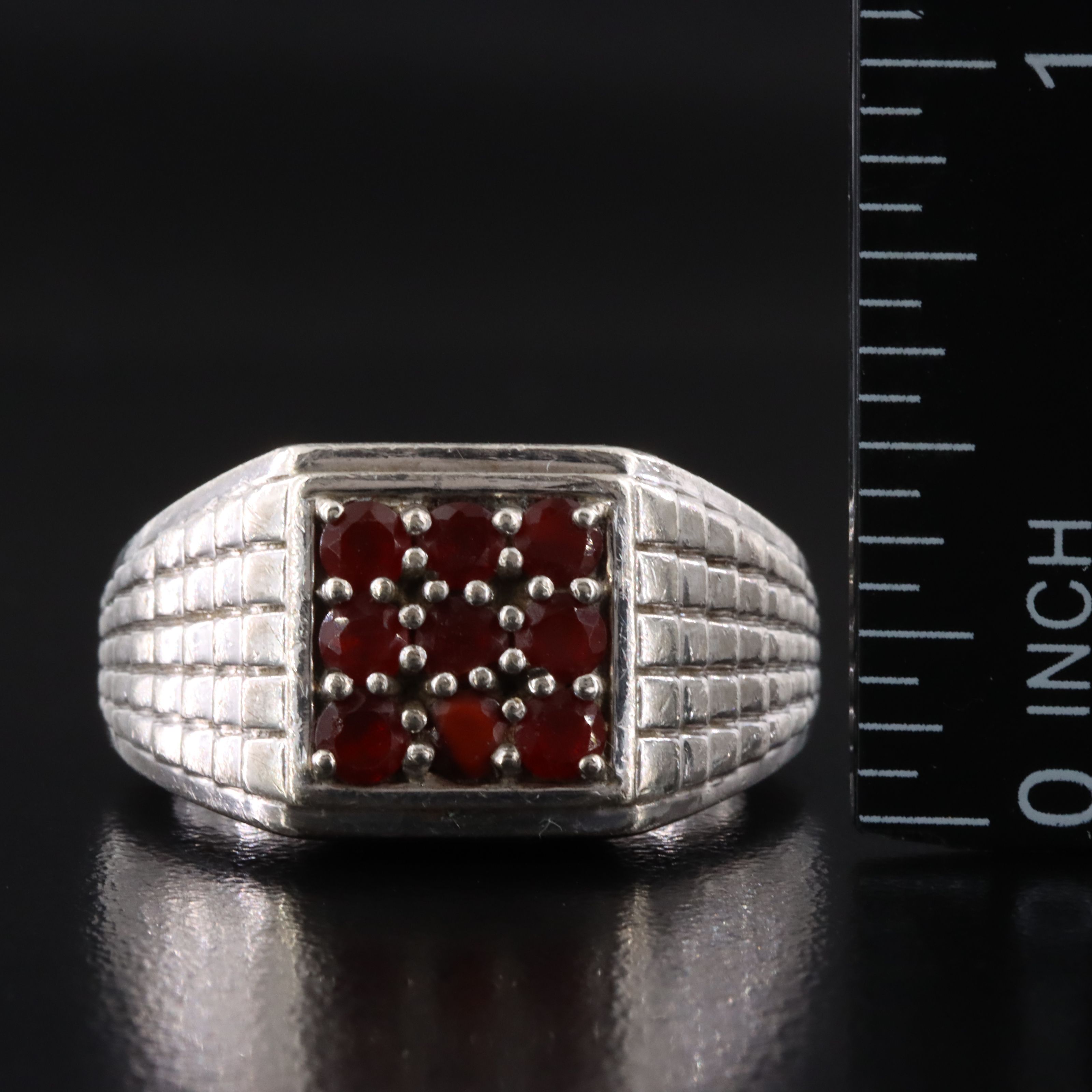 Sterling Ring Collection Featuring CZ, Topaz and Fire Opal