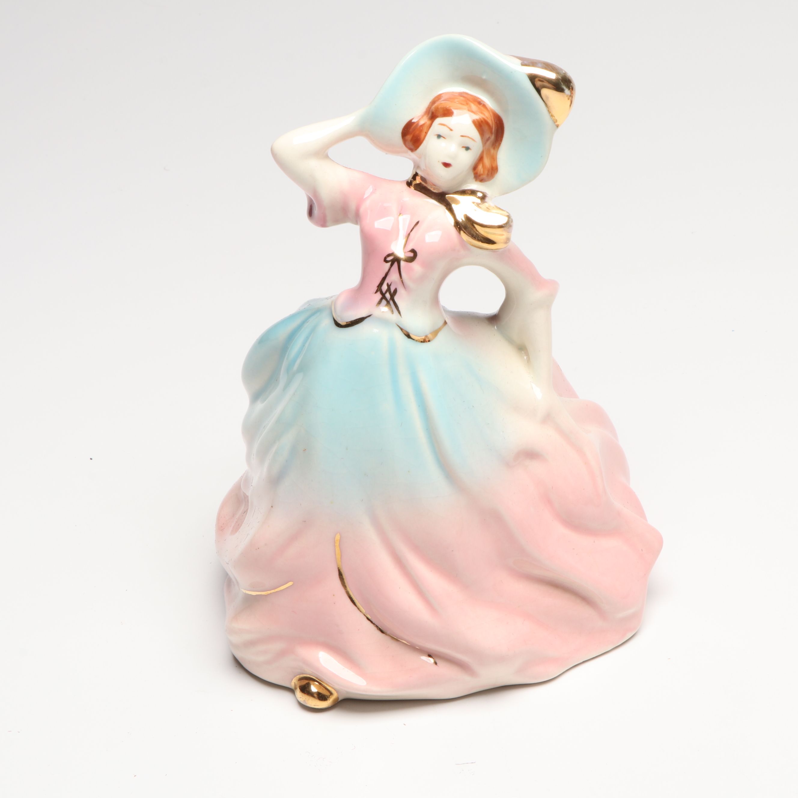 Lefton and Other Porcelain Lady Figurines and Figural Planters