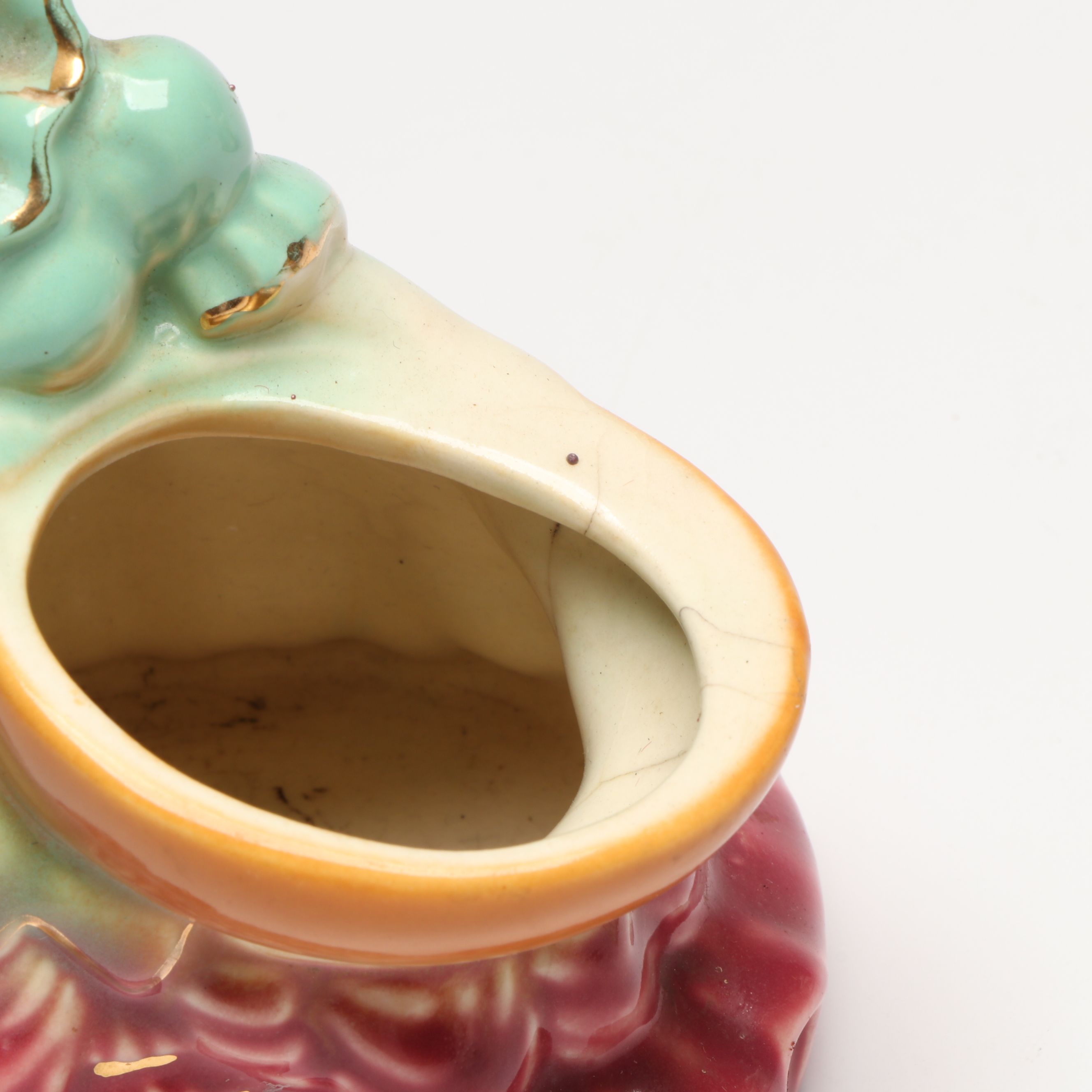 Lefton and Other Porcelain Lady Figurines and Figural Planters