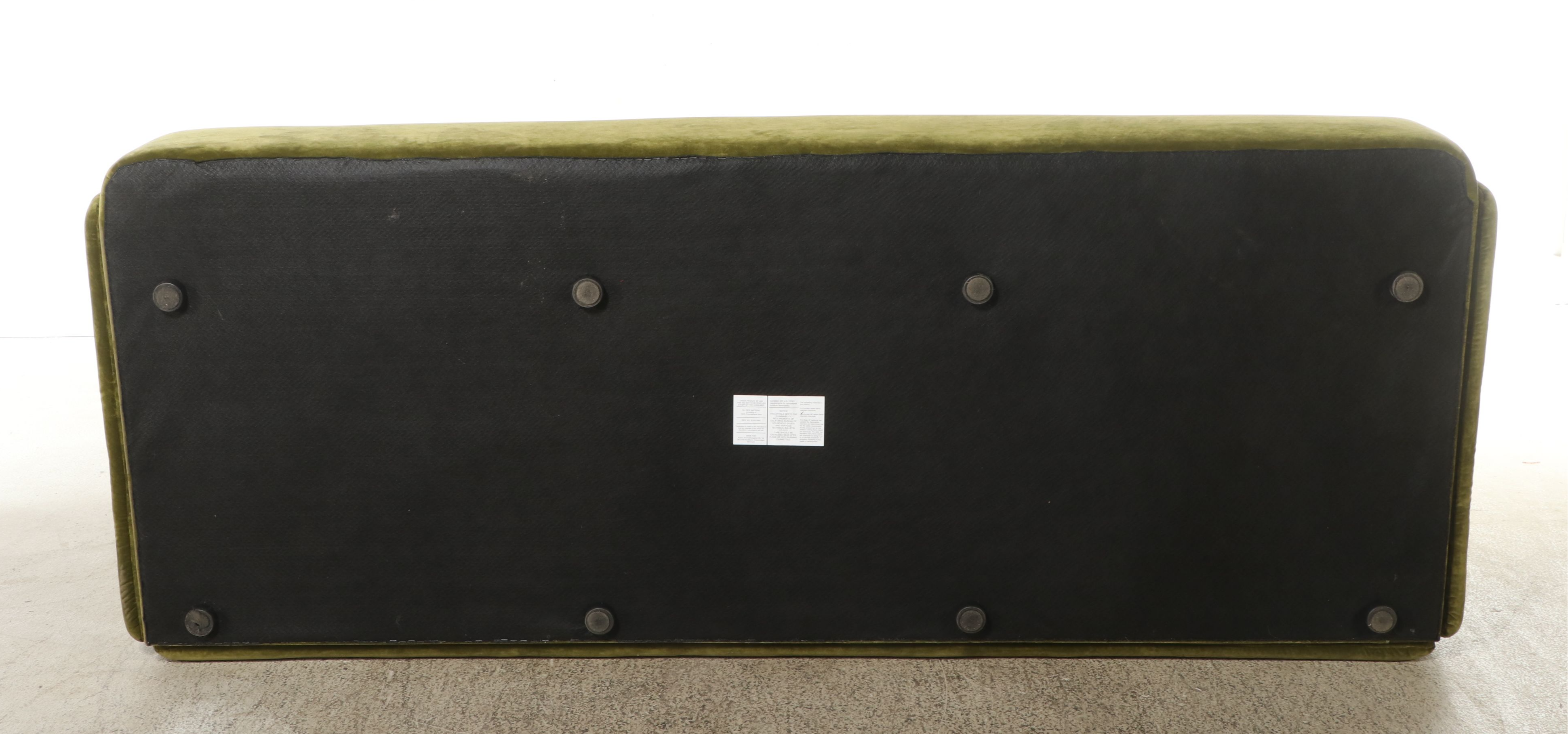 Norm Architects for Audo Copenhagen "Offset" Green Velvet Sofa