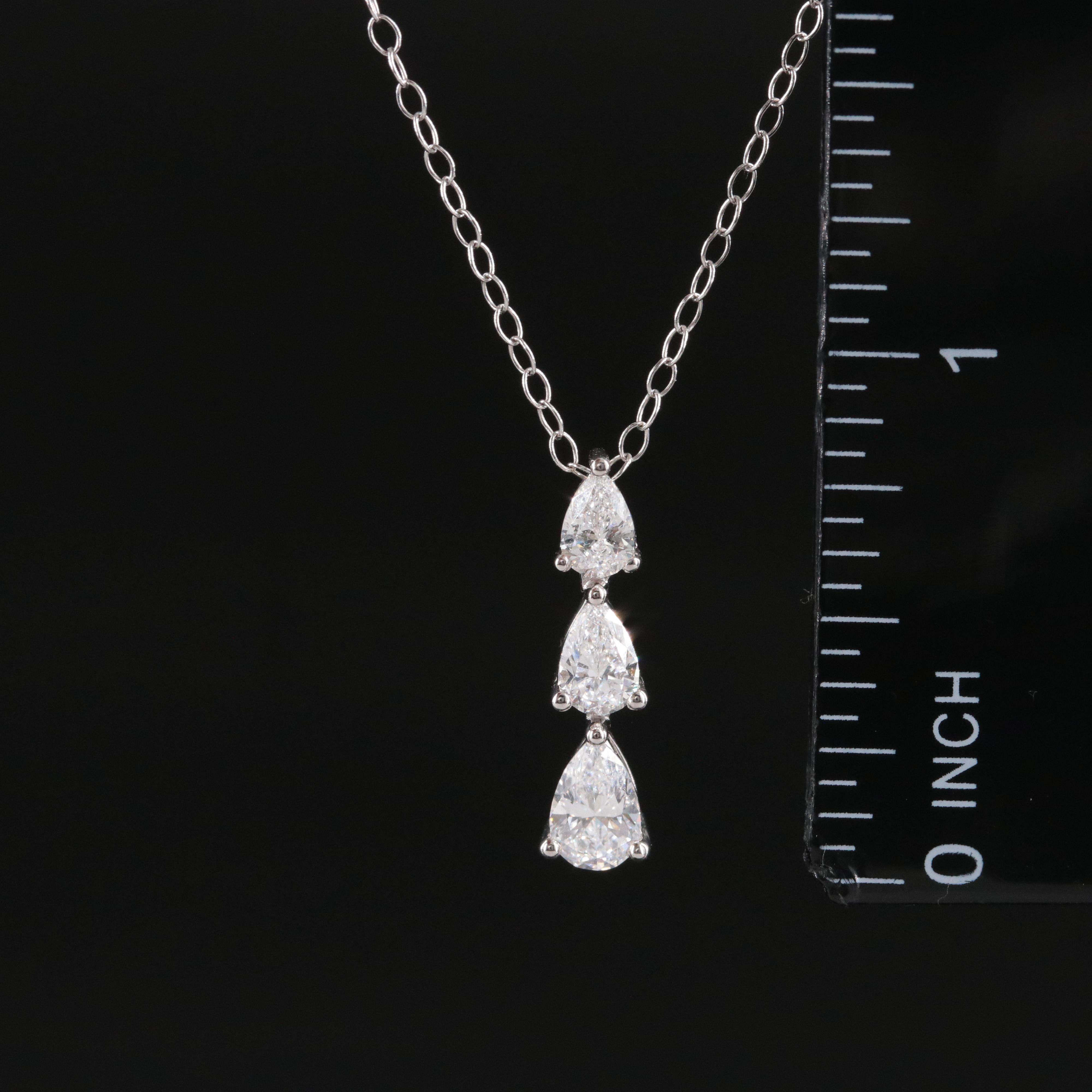 14K 1.00 CTW Lab Grown Diamond Necklace