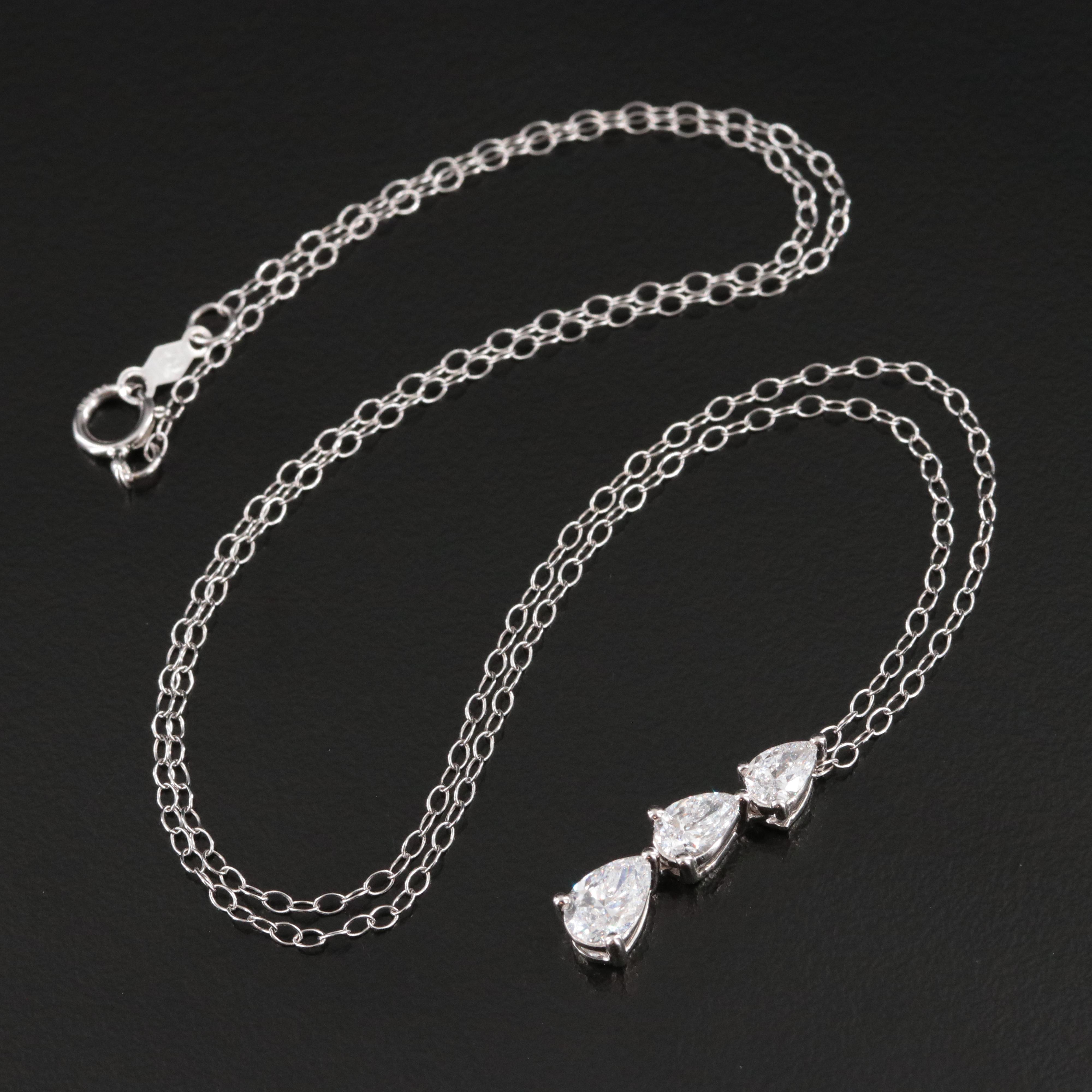 14K 1.00 CTW Lab Grown Diamond Necklace