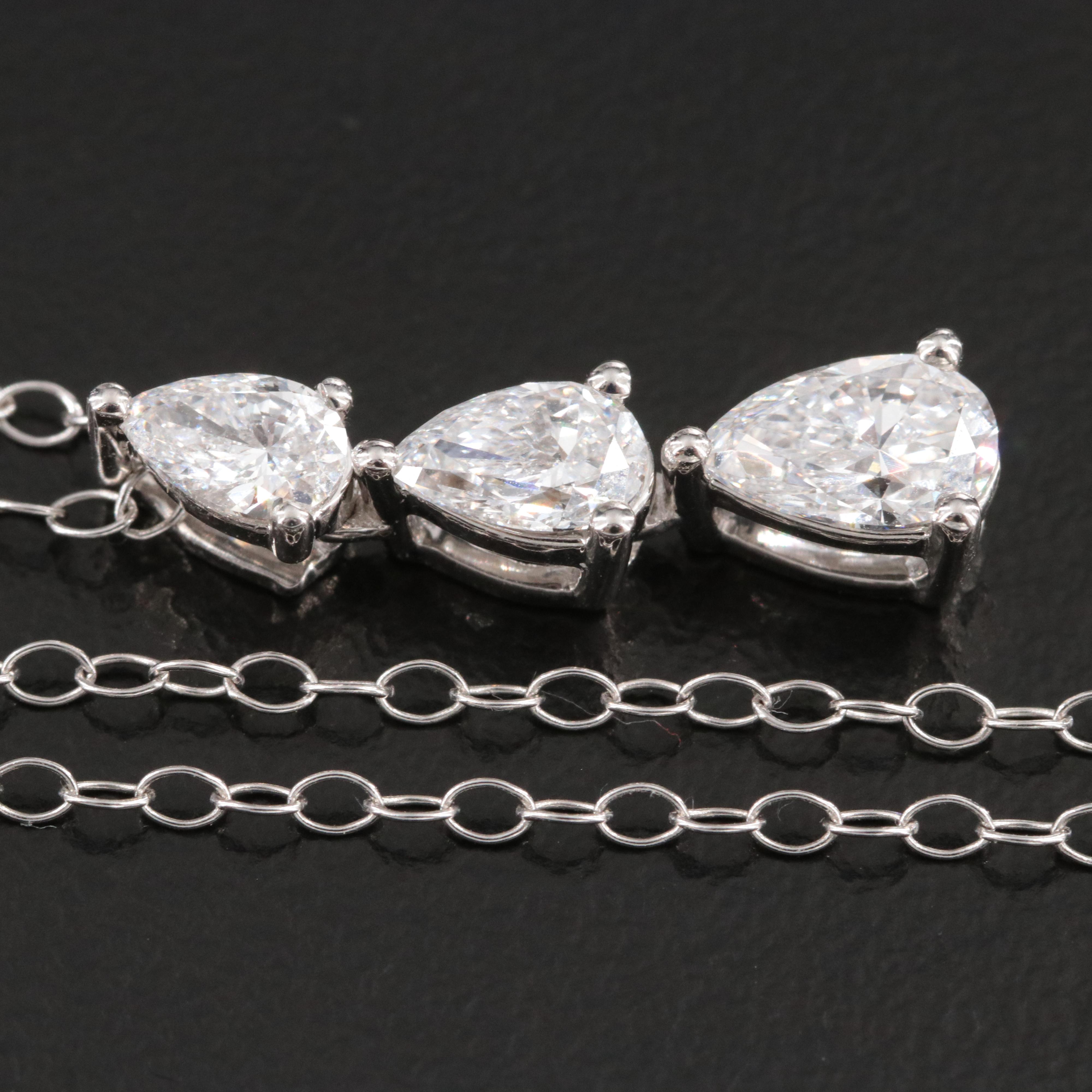 14K 1.00 CTW Lab Grown Diamond Necklace