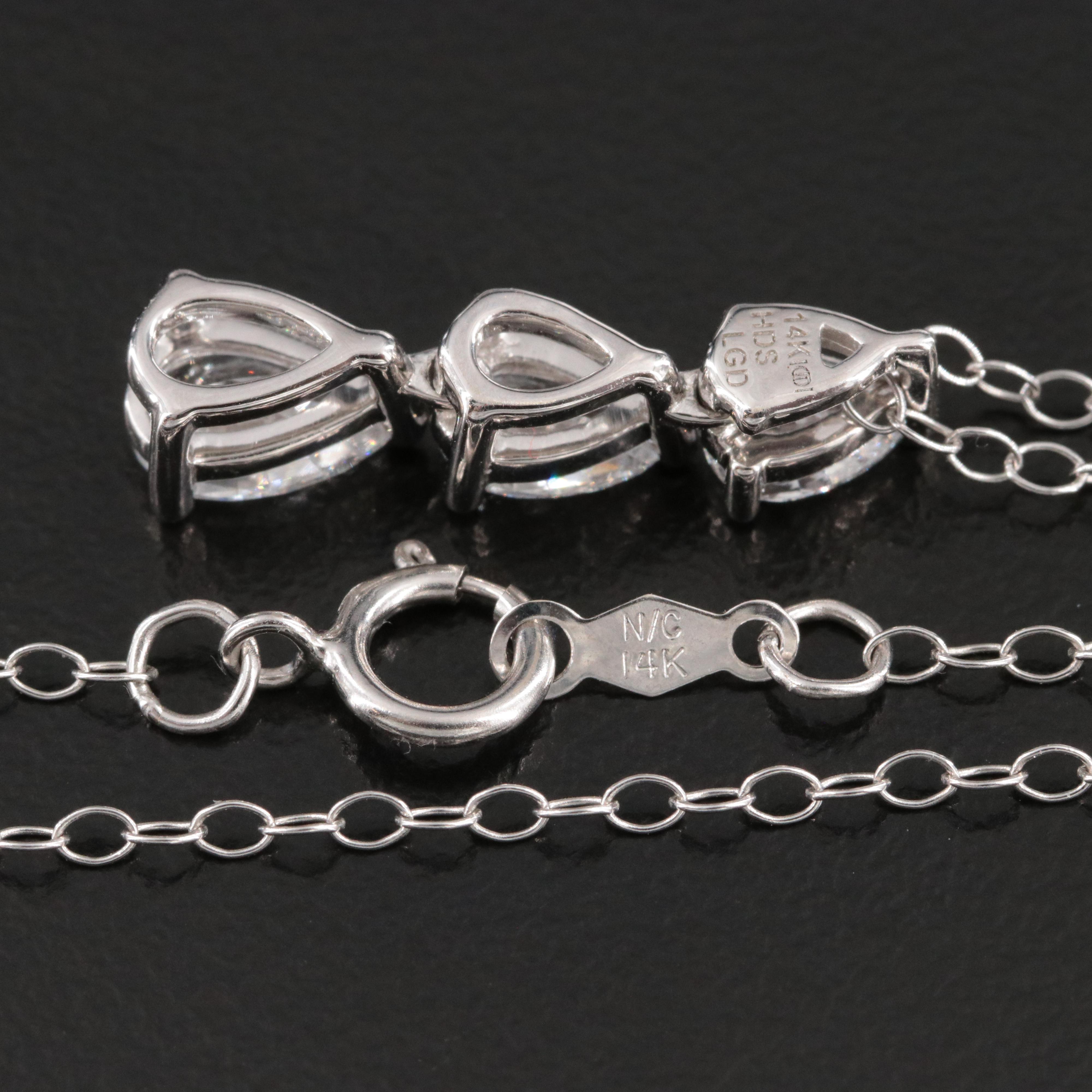 14K 1.00 CTW Lab Grown Diamond Necklace