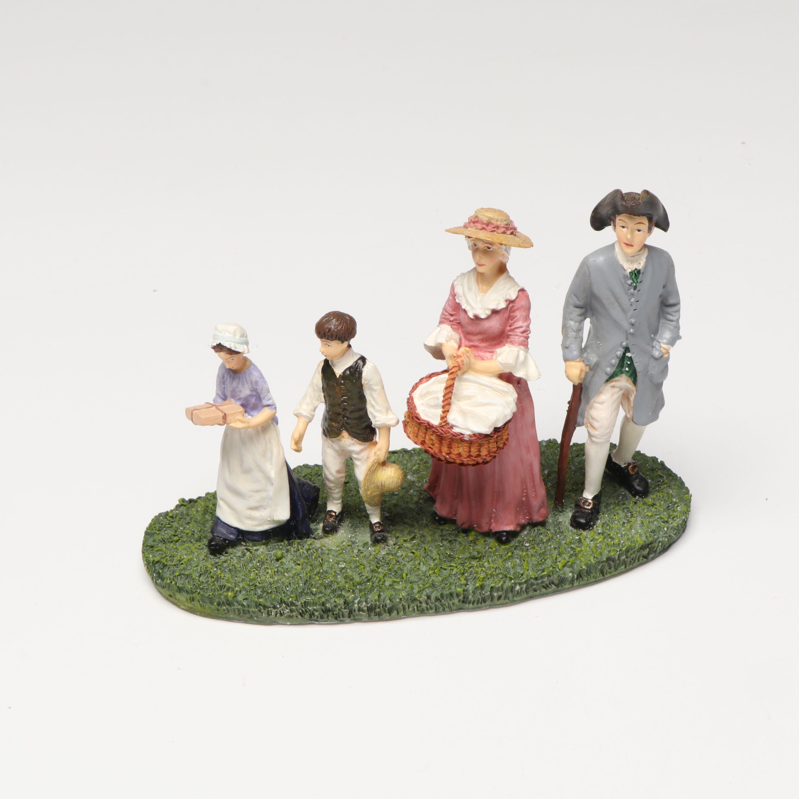 Lang & Wise "Williamsburg" Historic Village Resin Figurines and Accessories