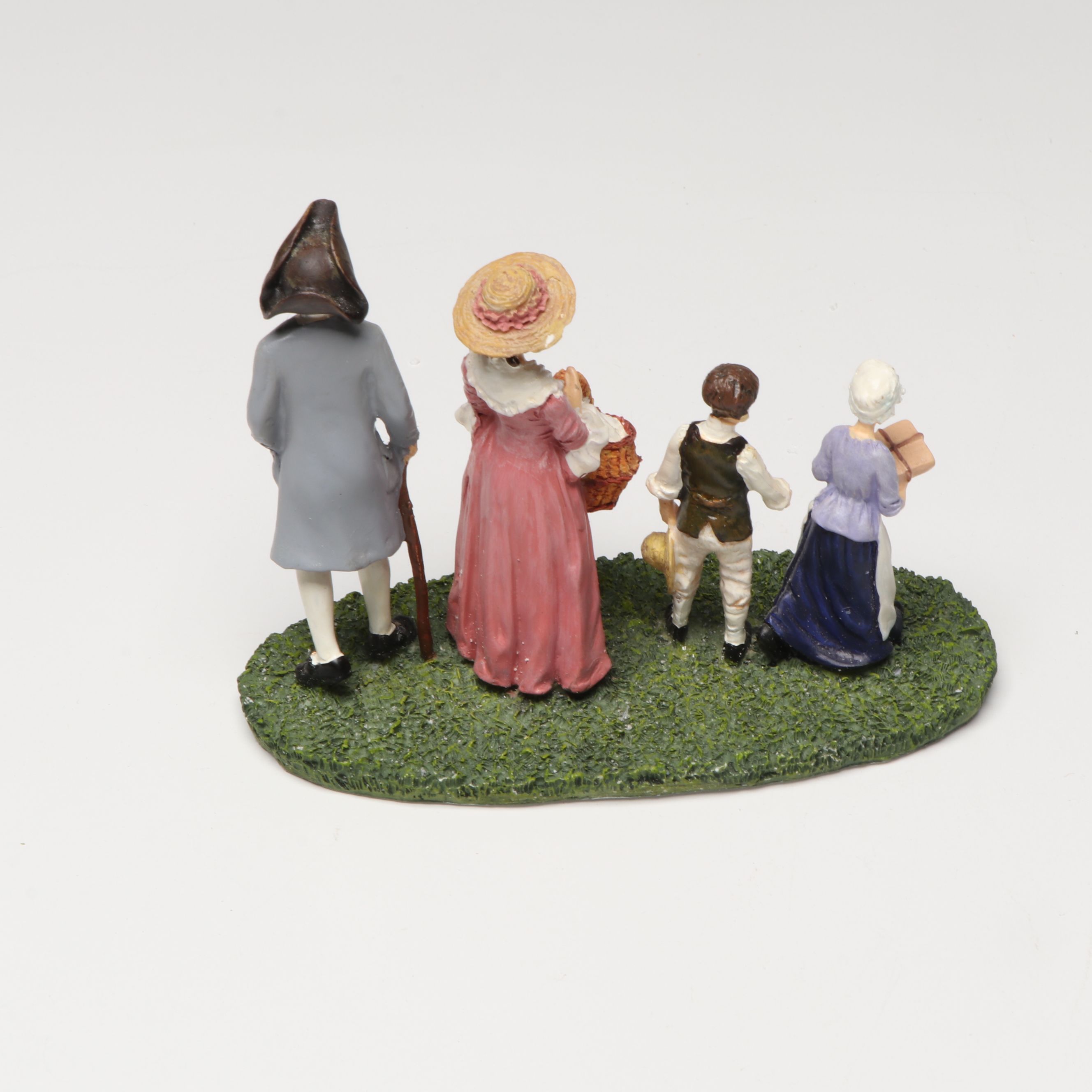 Lang & Wise "Williamsburg" Historic Village Resin Figurines and Accessories
