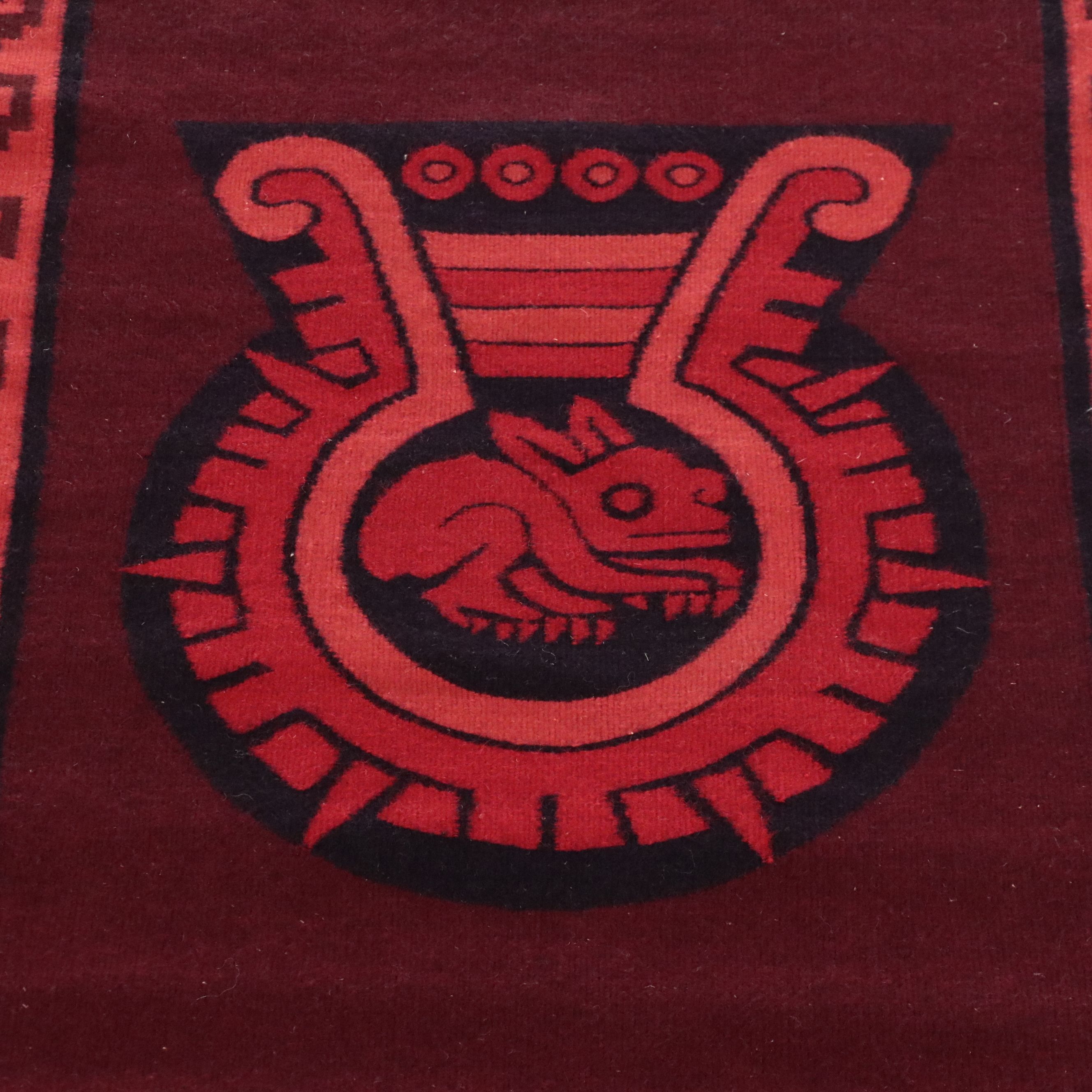 2'7 x 5'3 Handwoven Mexican Zapotec Accent Rug