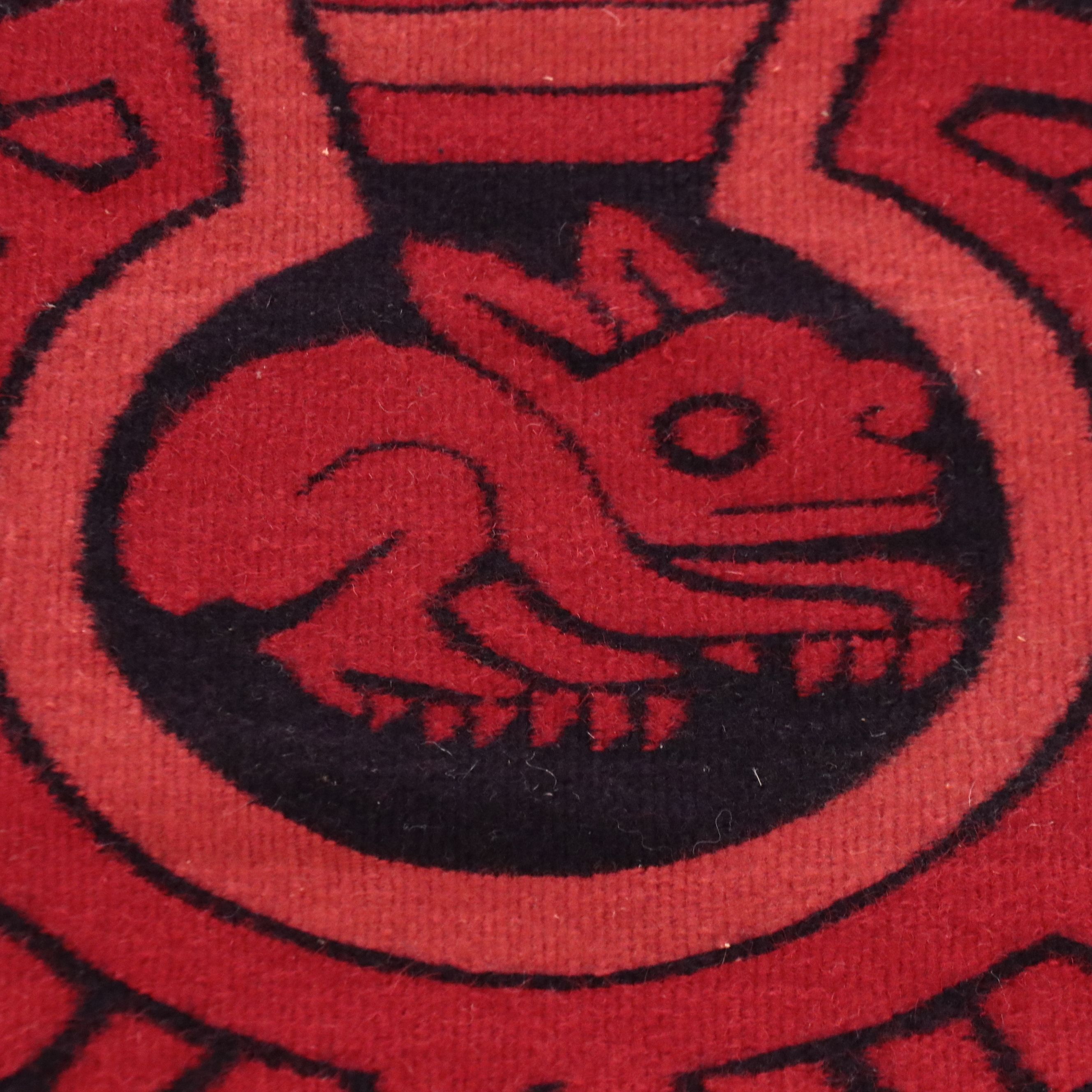 2'7 x 5'3 Handwoven Mexican Zapotec Accent Rug