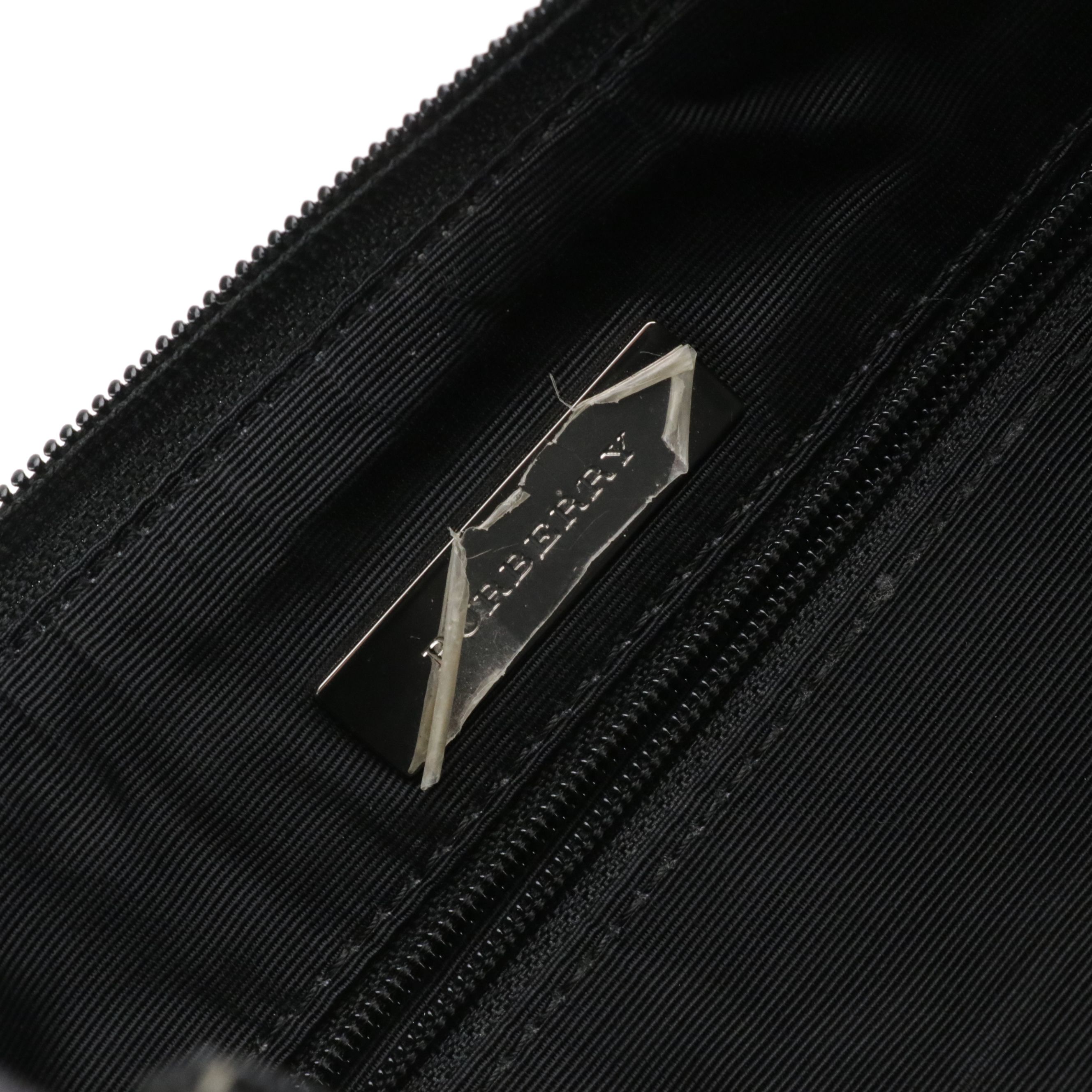 Burberry House Check and Saffiano Leather Shoulder Bag