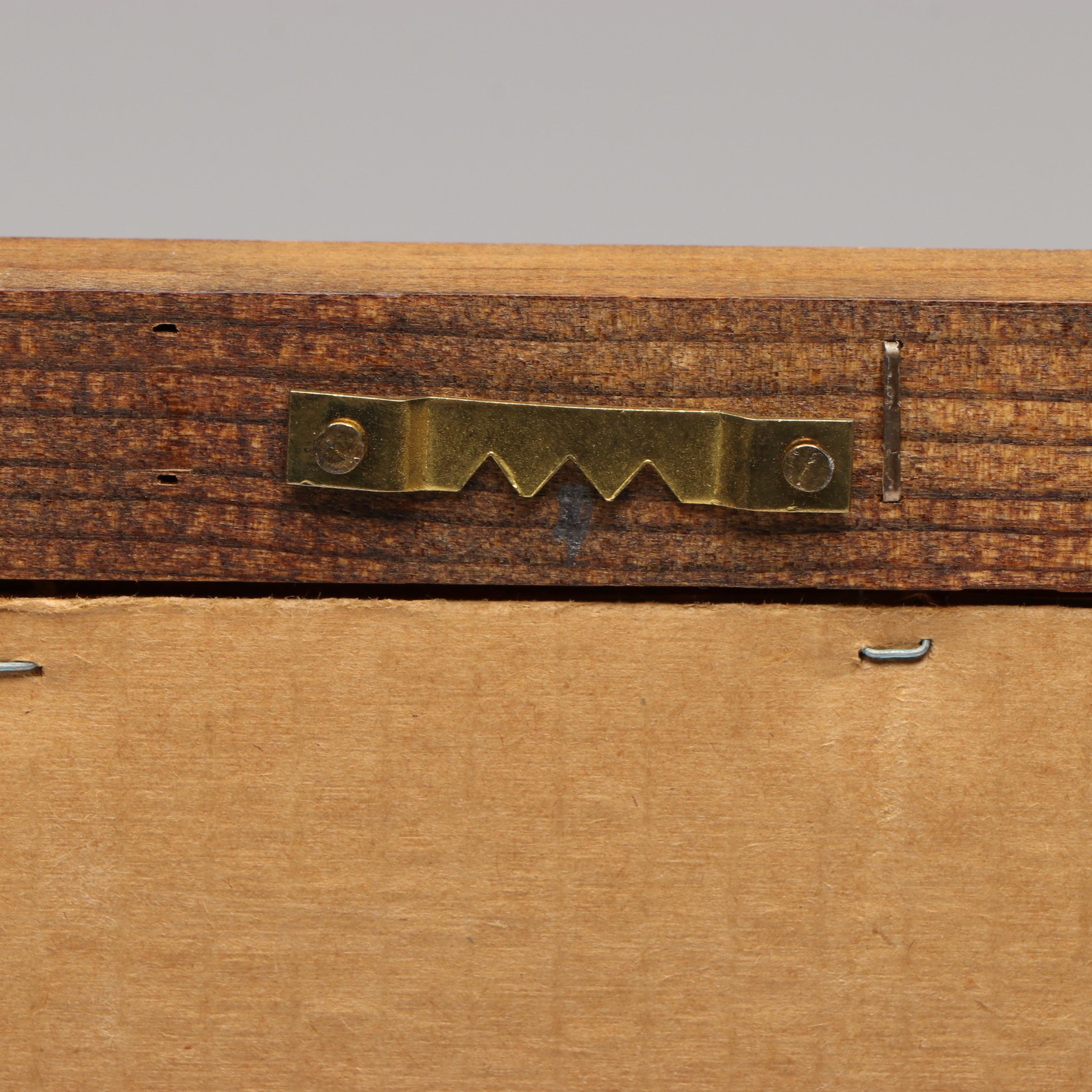 Framed Cincinnati Reds Printed Glass Plaque