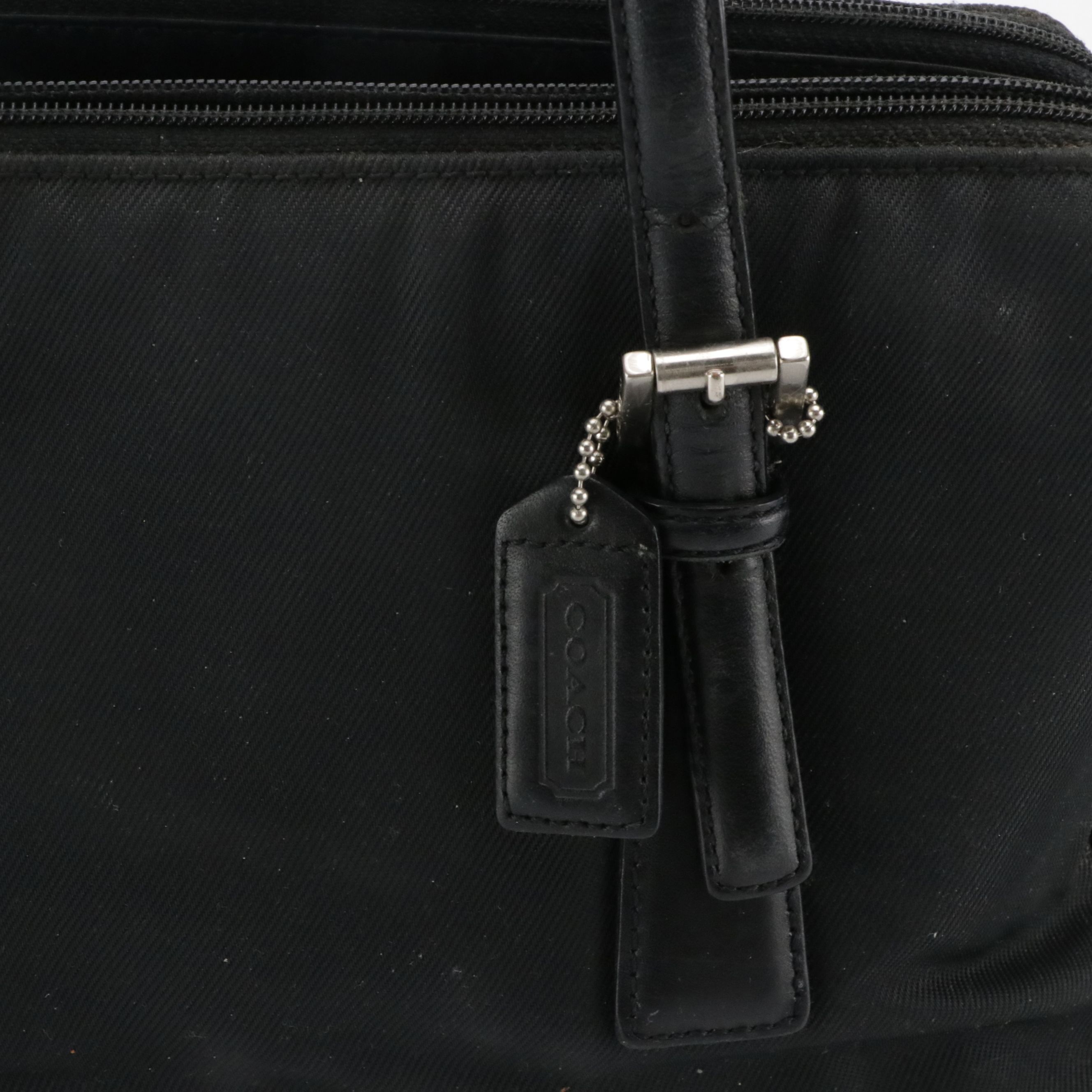 Coach Mercer Nylon Twill Textile and Leather Two-Way Bag