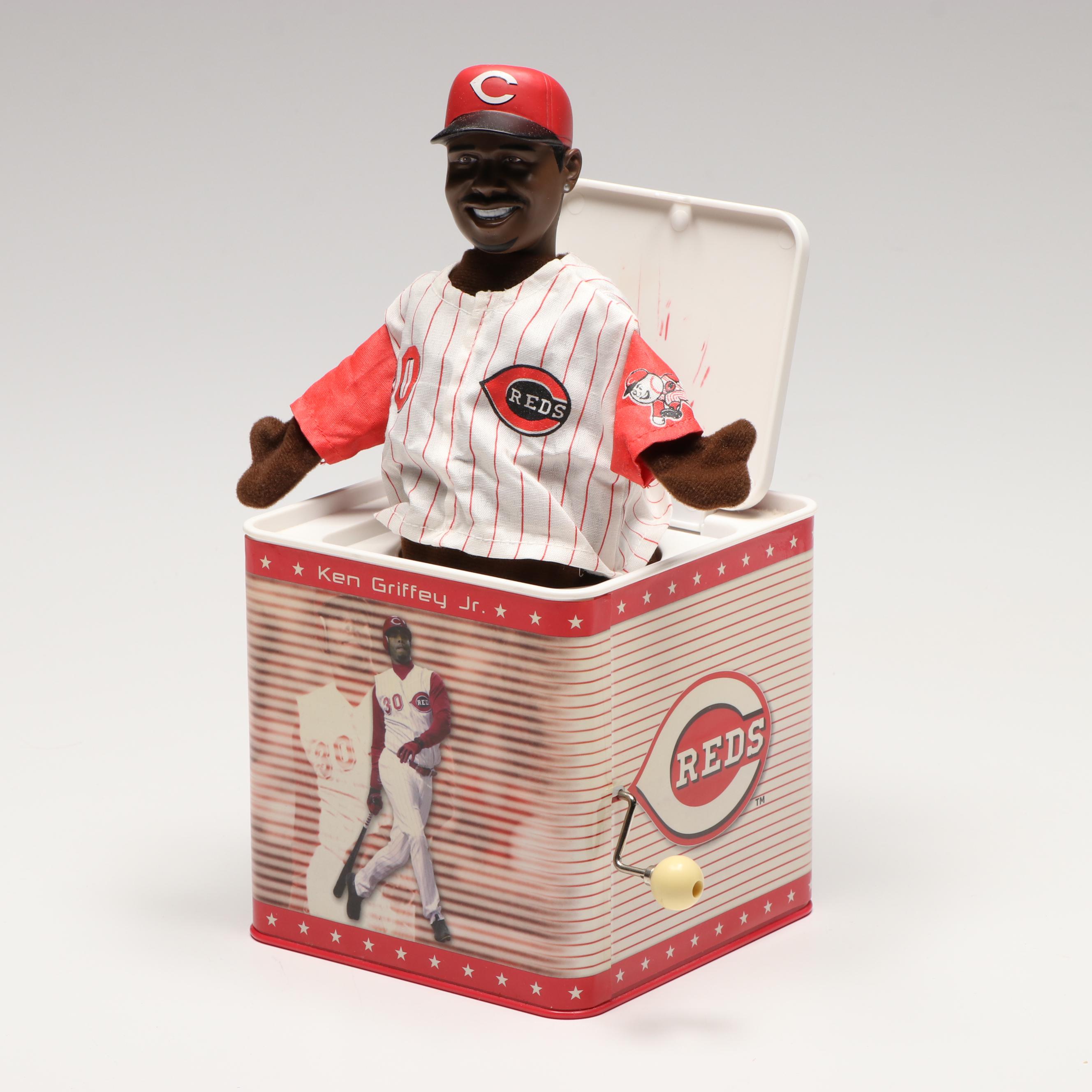 Upper Deck Collectibles and Cincinnati Reds "Ken Griffey, Jr." Jack-in-the-Box