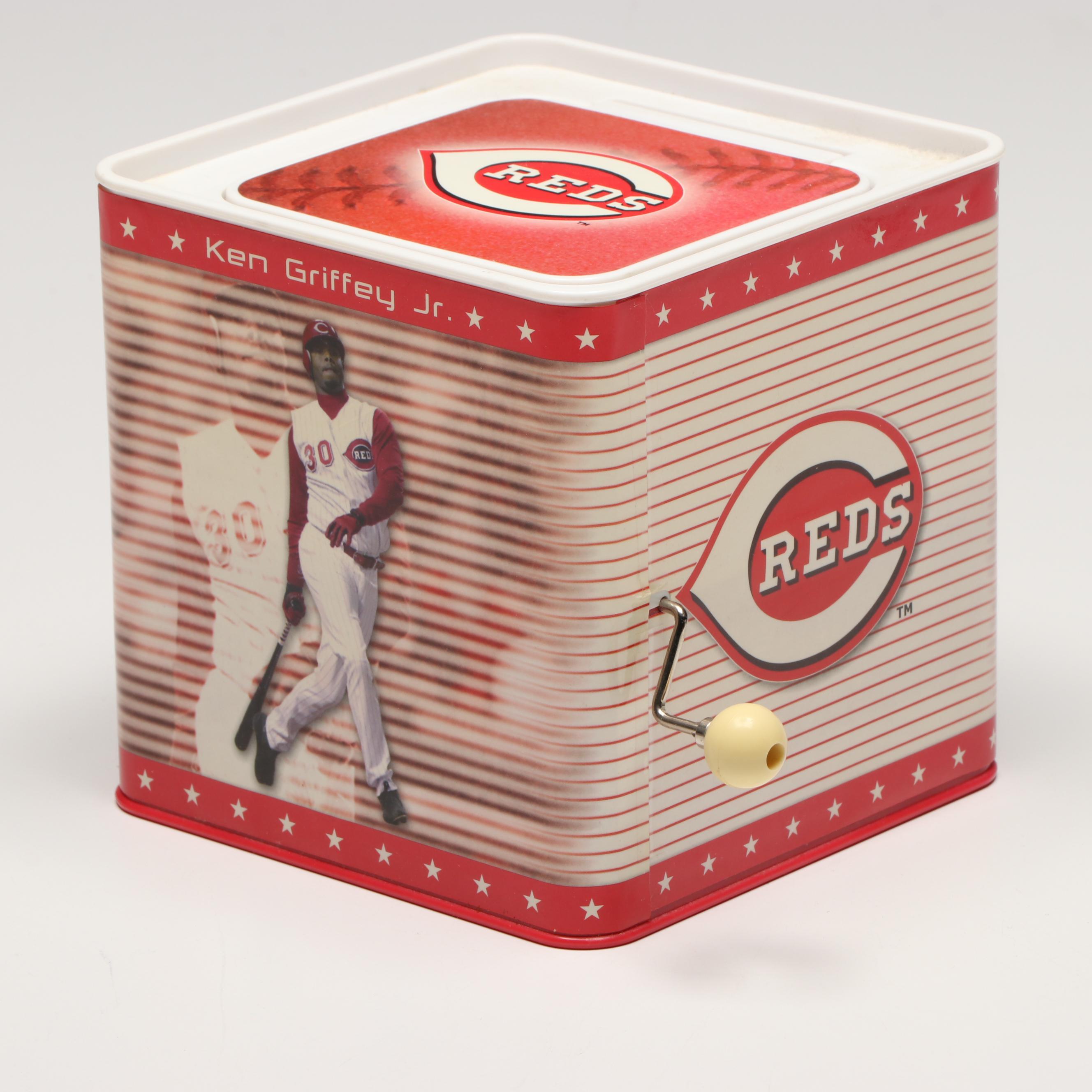 Upper Deck Collectibles and Cincinnati Reds "Ken Griffey, Jr." Jack-in-the-Box