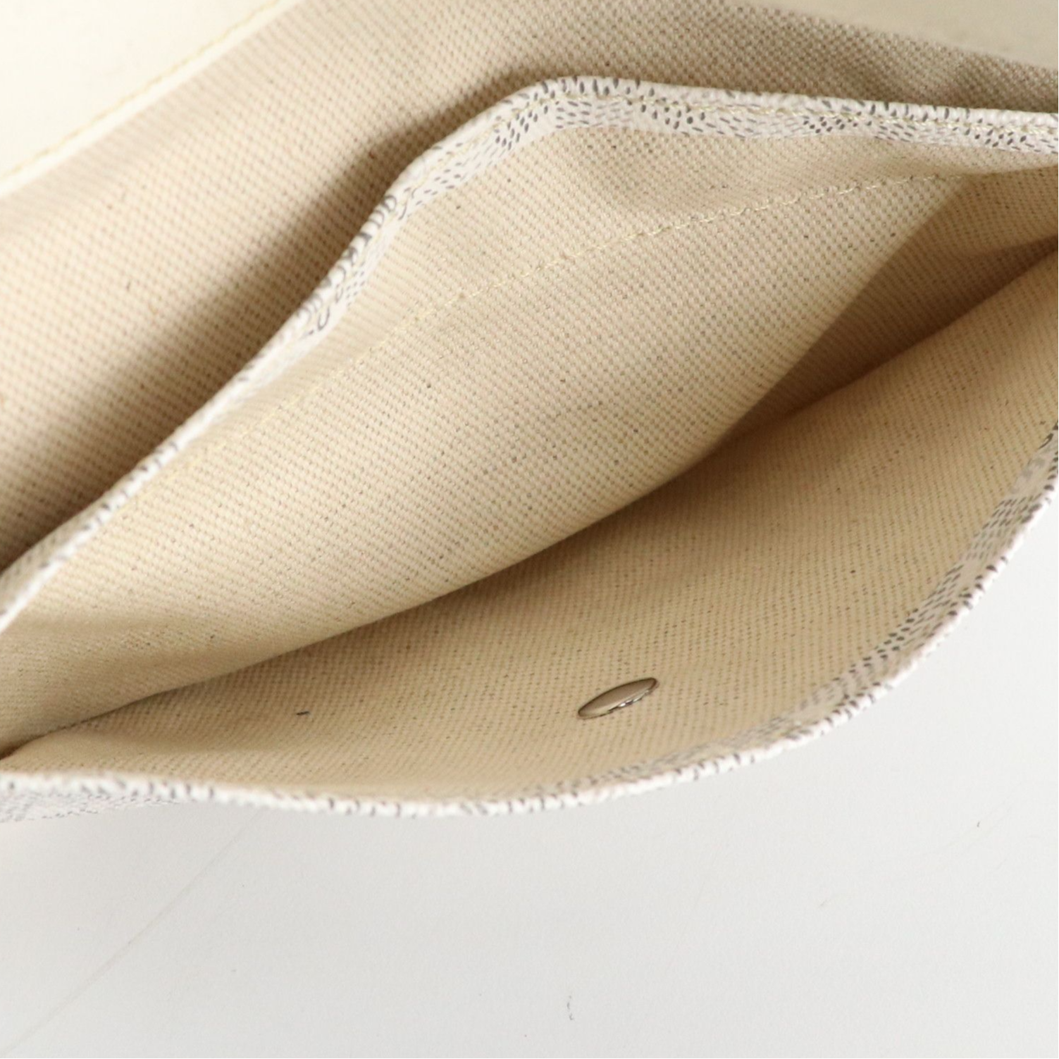 Goyard Saint Louis GM Reversible Tote Bag in White Coated Canvas