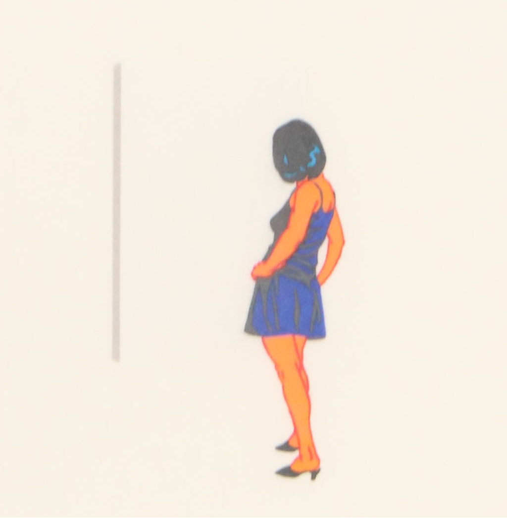 Kevin Kelly Figural Acrylic Painting "Everyone's A Critic," 2006