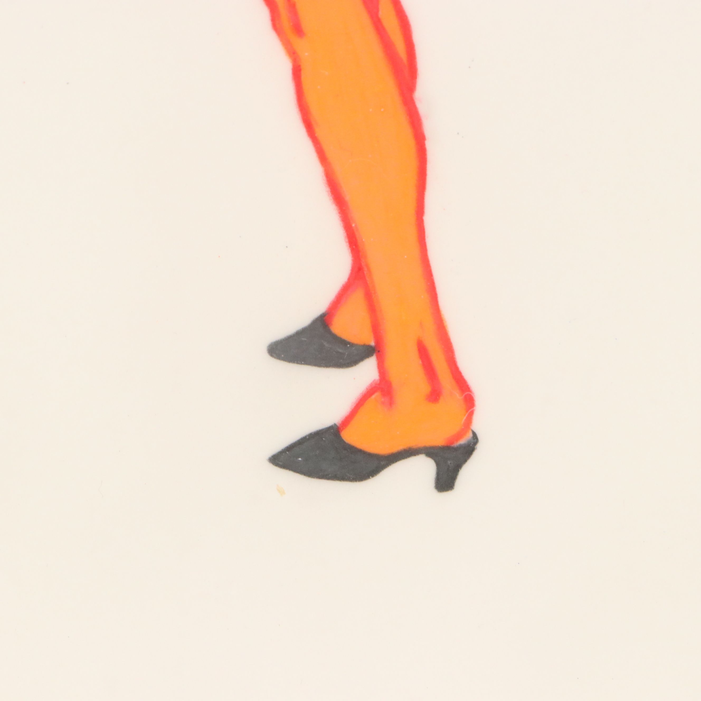 Kevin Kelly Figural Acrylic Painting "Everyone's A Critic," 2006