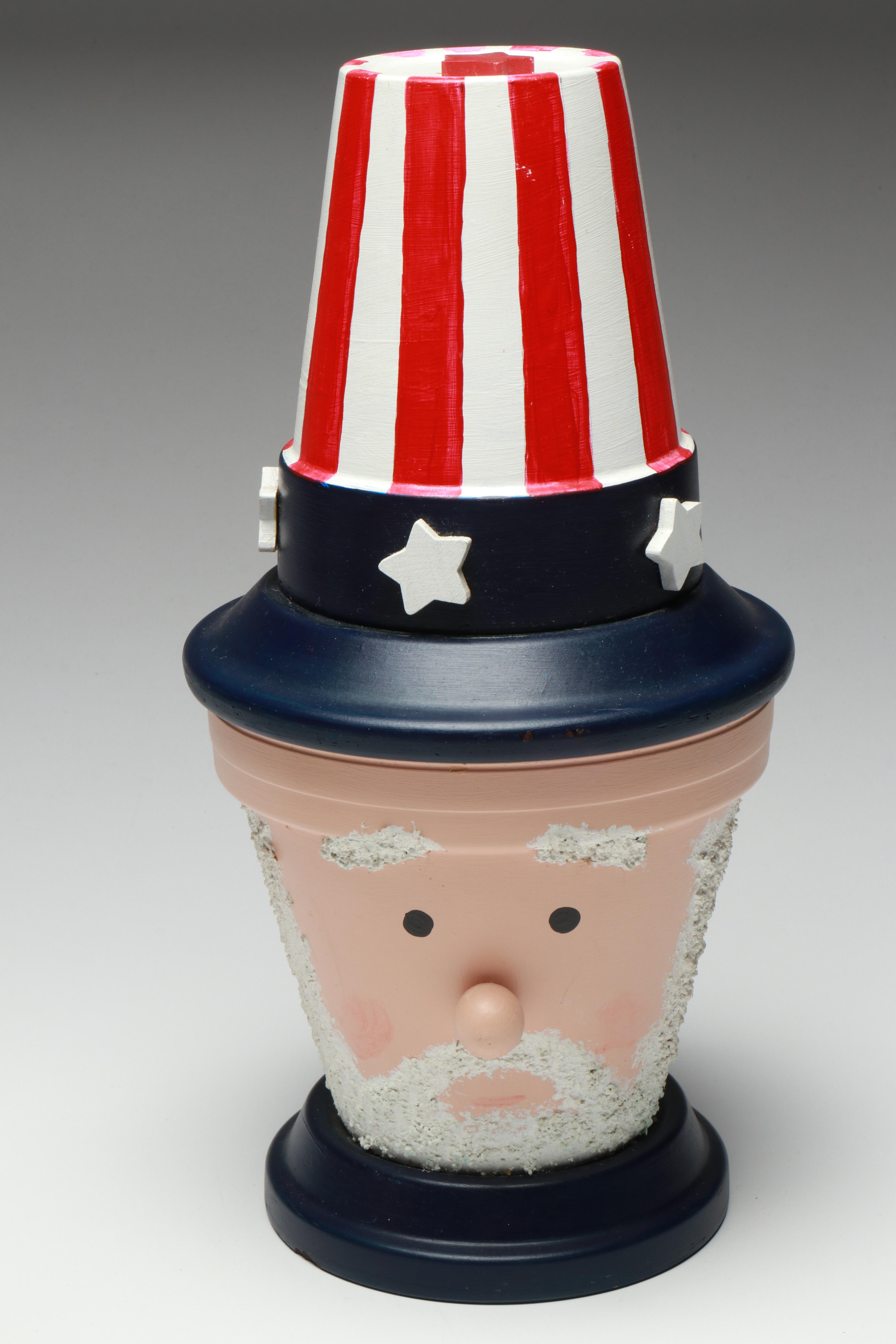 Carver Dan's Intarsia Statue of Liberty Puzzle Box with More Seasonal Décor