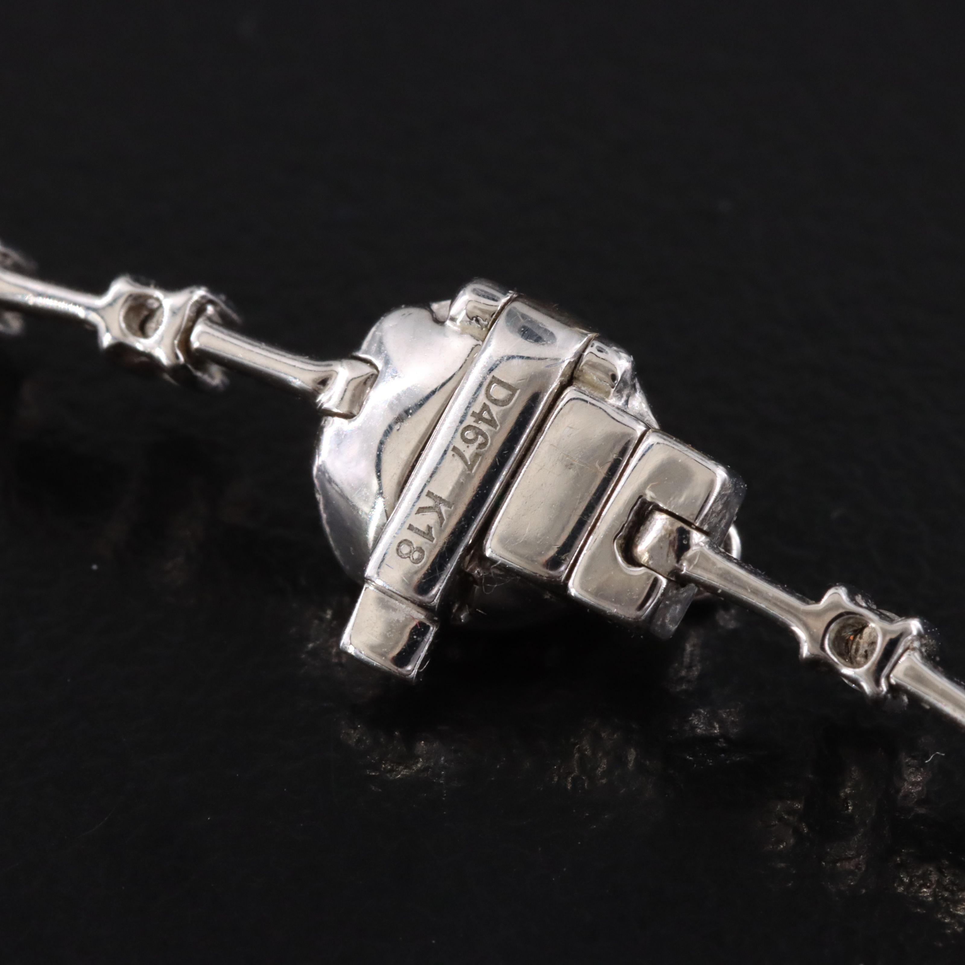 18K 4.67 CTW Diamond Station Necklace