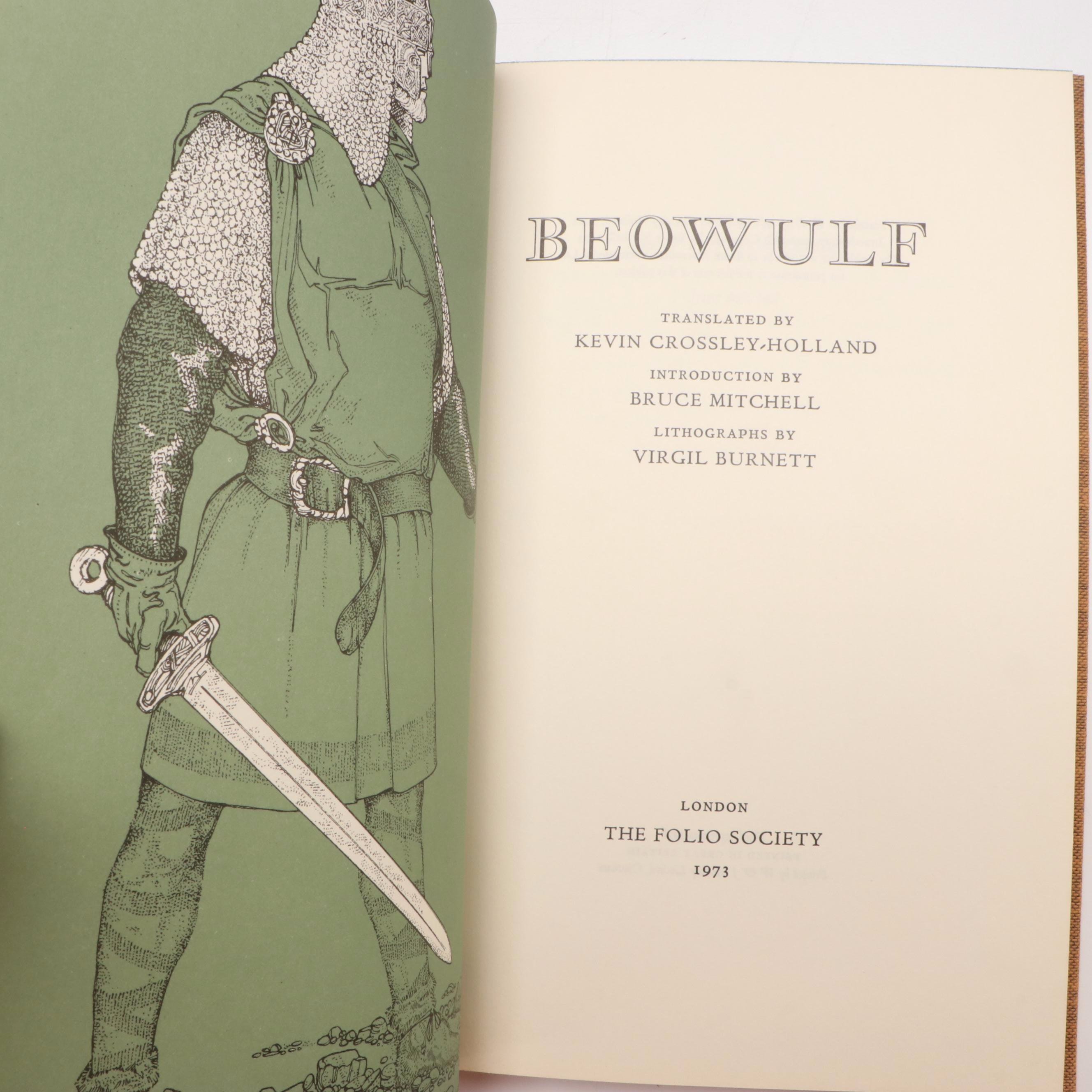 Folio Society "Epics of the Middle Ages" Edited by Richard Barber and More Books