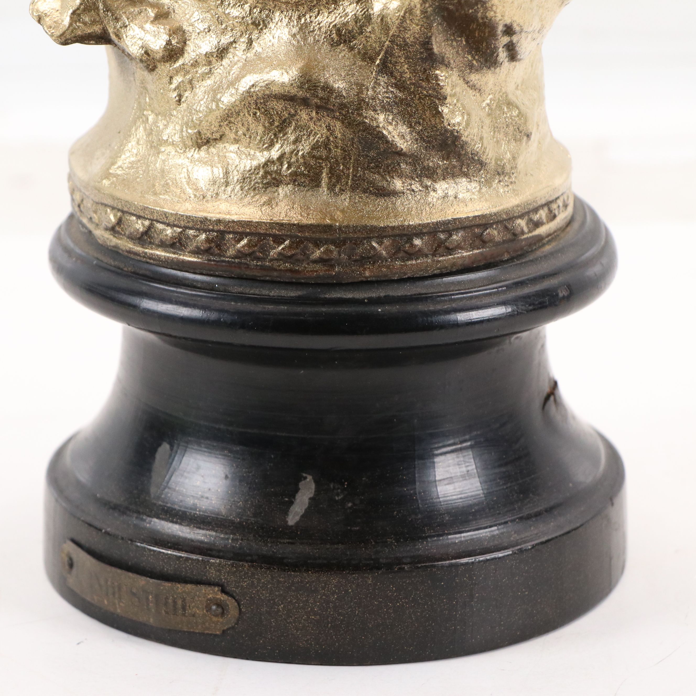 Gilt Spelter Figural Sculpture "L'Industrie"