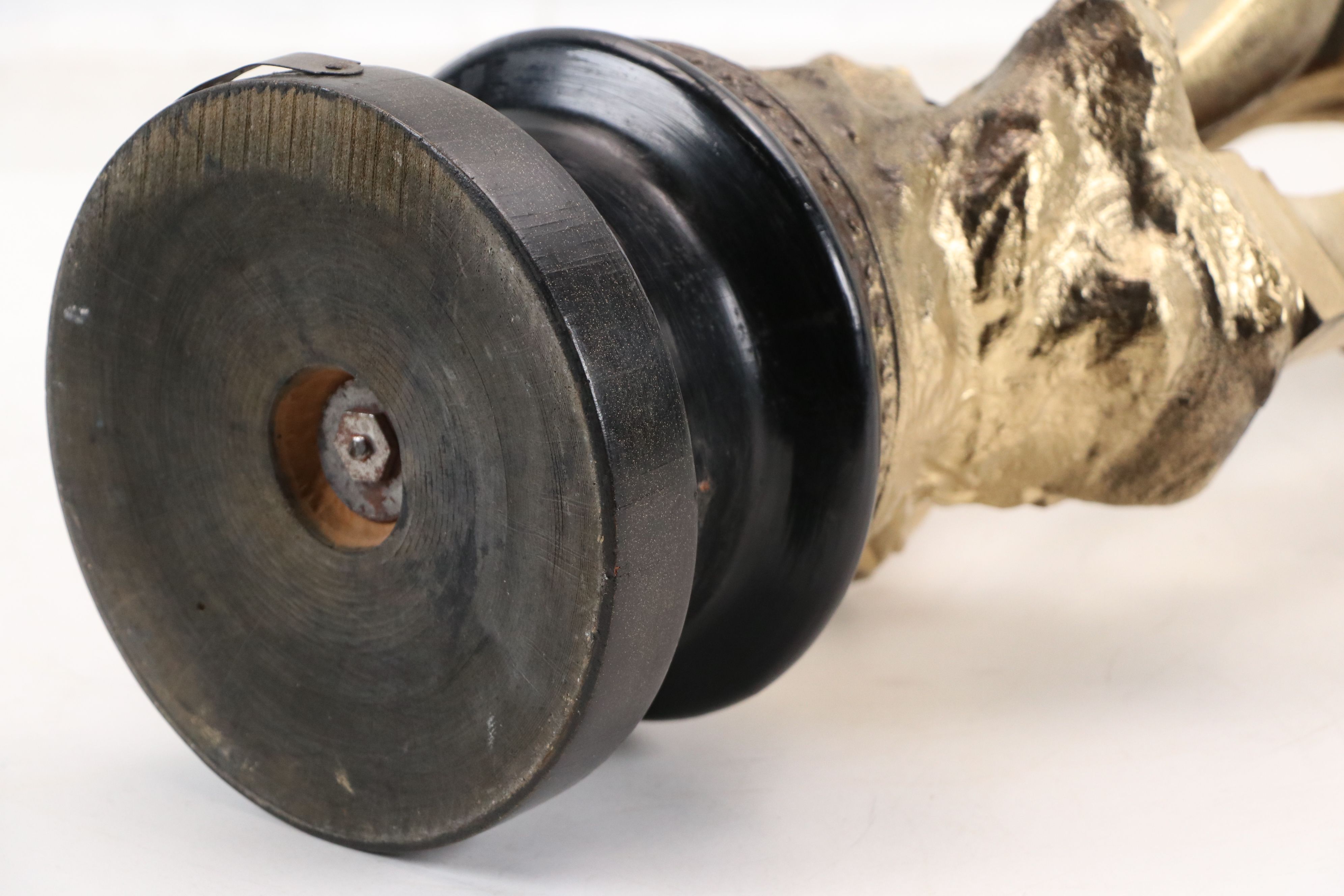 Gilt Spelter Figural Sculpture "L'Industrie"