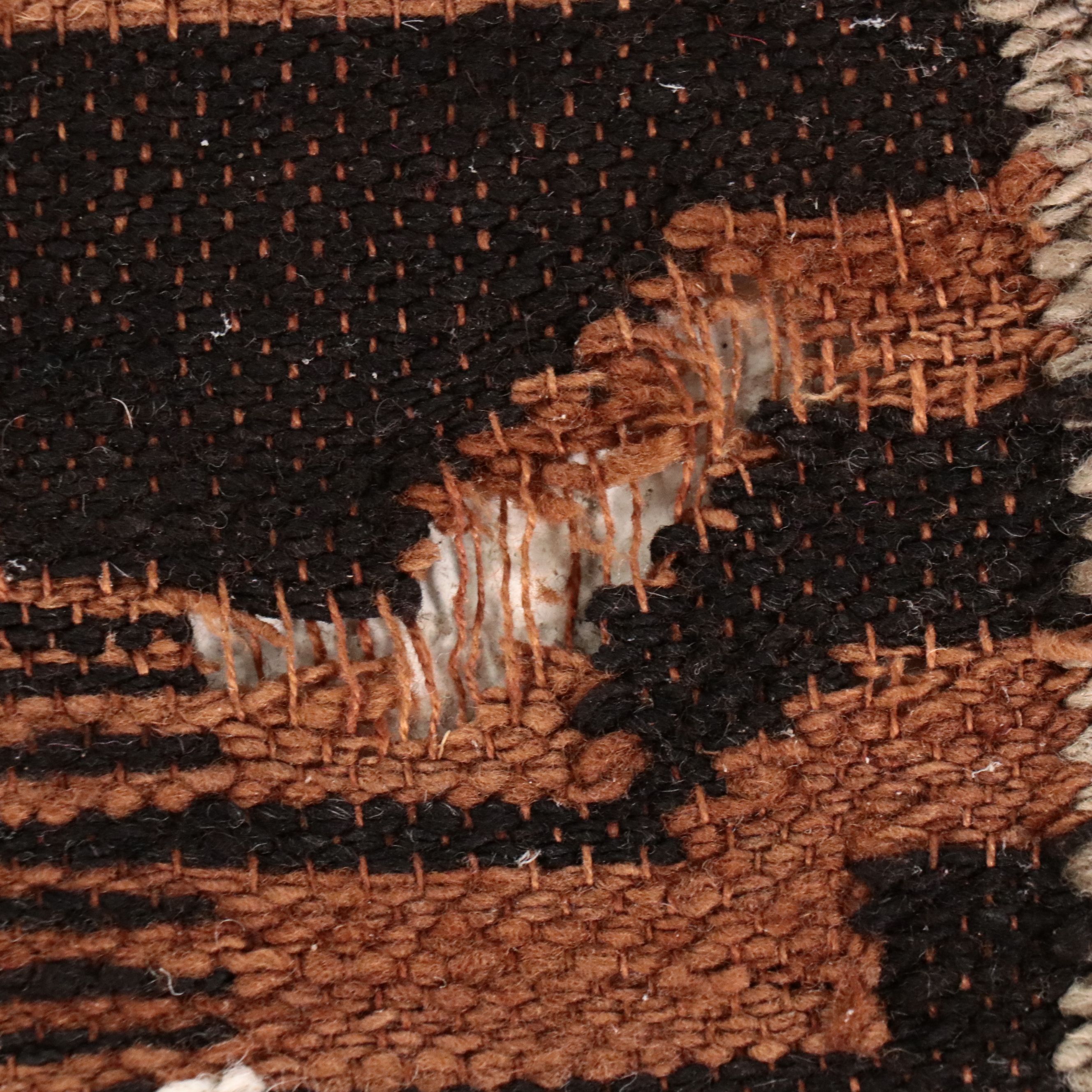 5'6 x 7'2 Handwoven Andean Grid Pictorial Area Rug