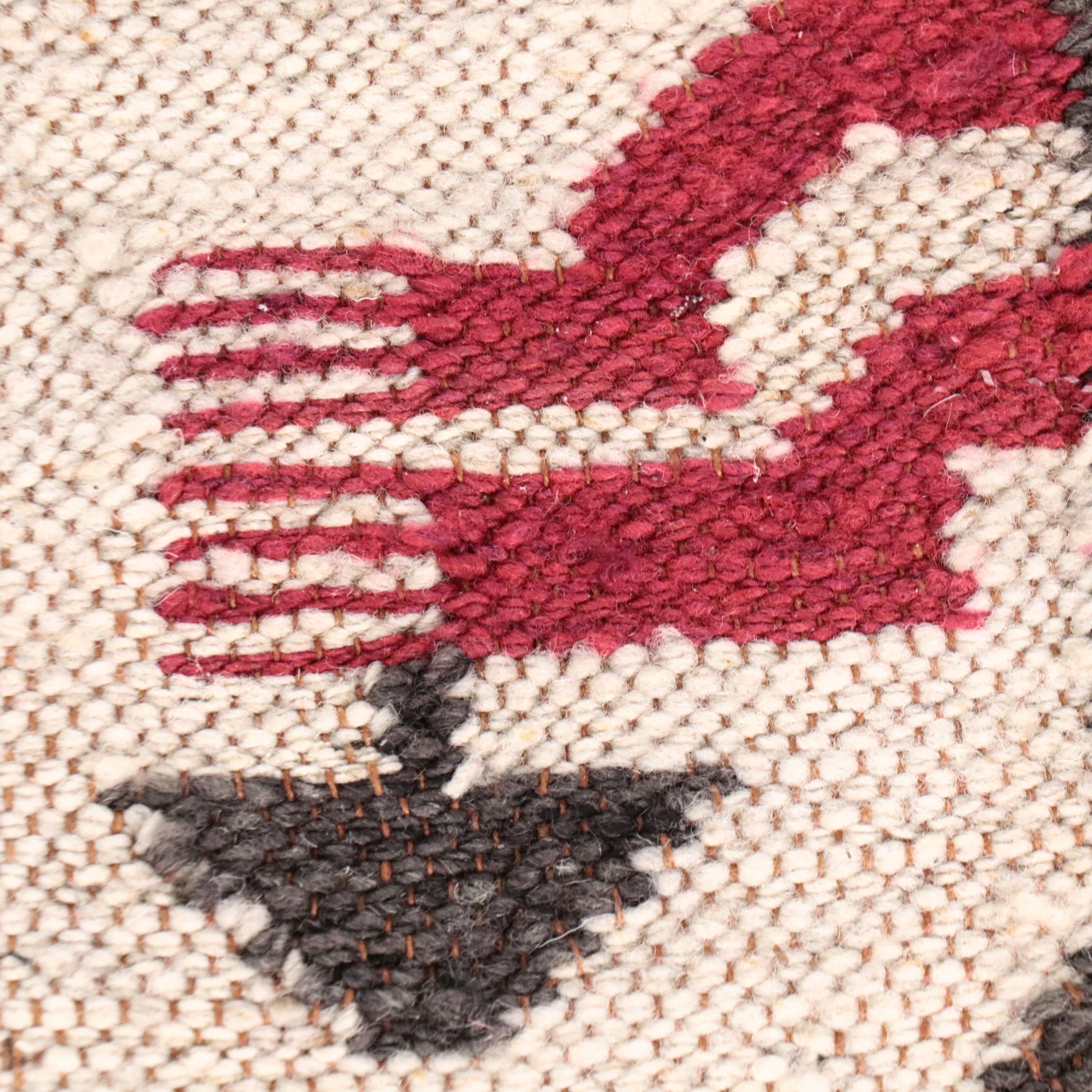 5'6 x 7'2 Handwoven Andean Grid Pictorial Area Rug