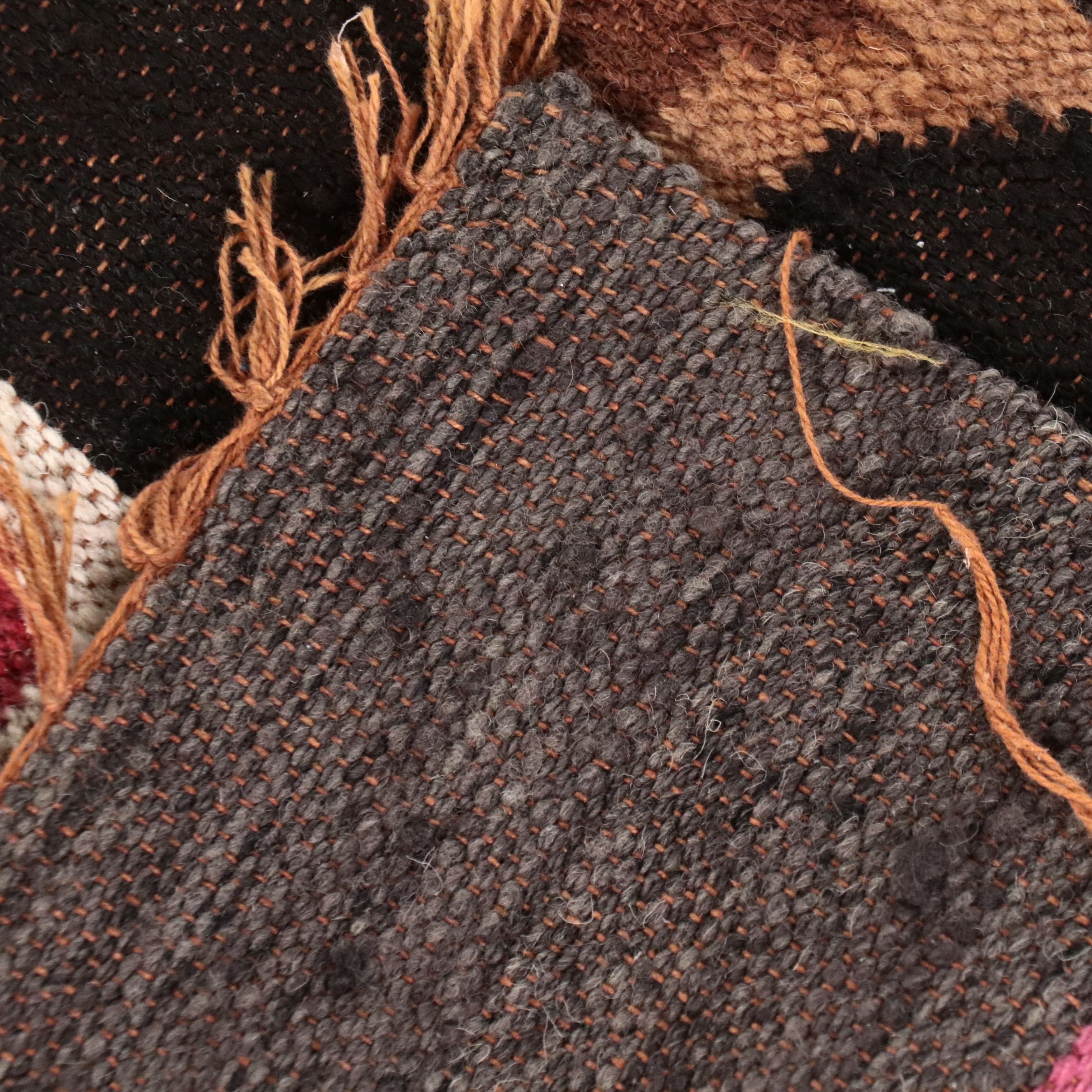 5'6 x 7'2 Handwoven Andean Grid Pictorial Area Rug