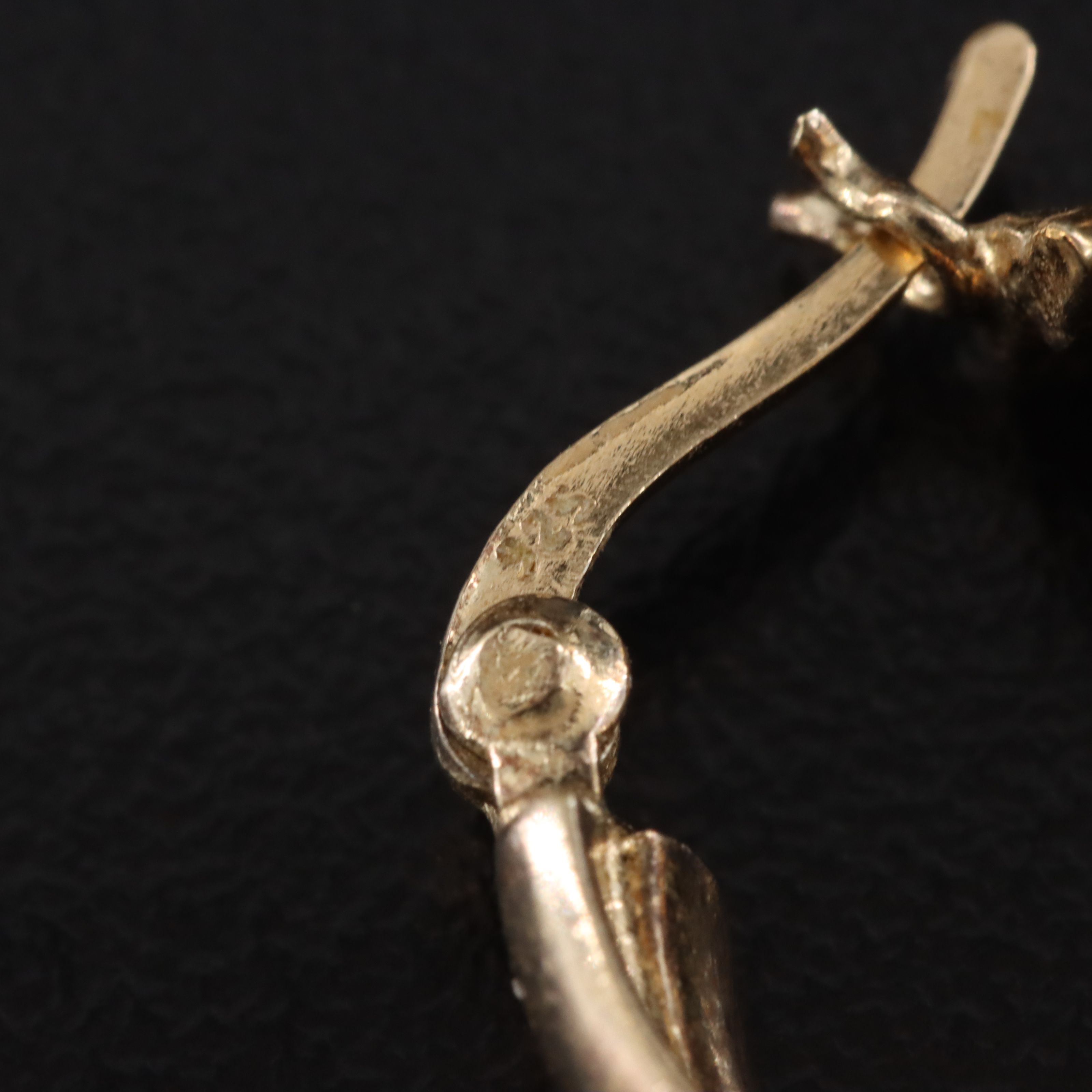 Sterling Crossover Hoops