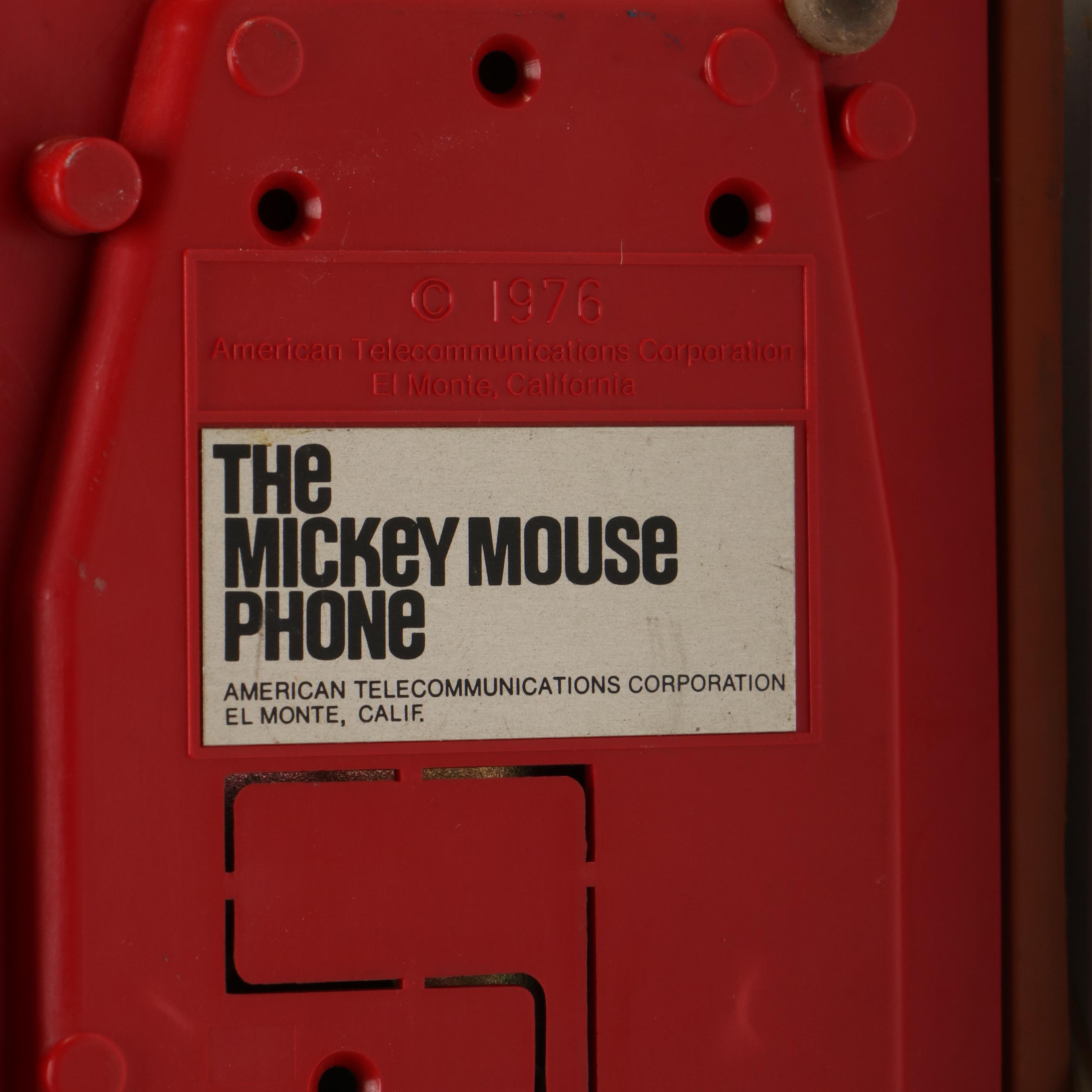 American Telecommunications Corp. The Mickey Mouse Phone, 1976