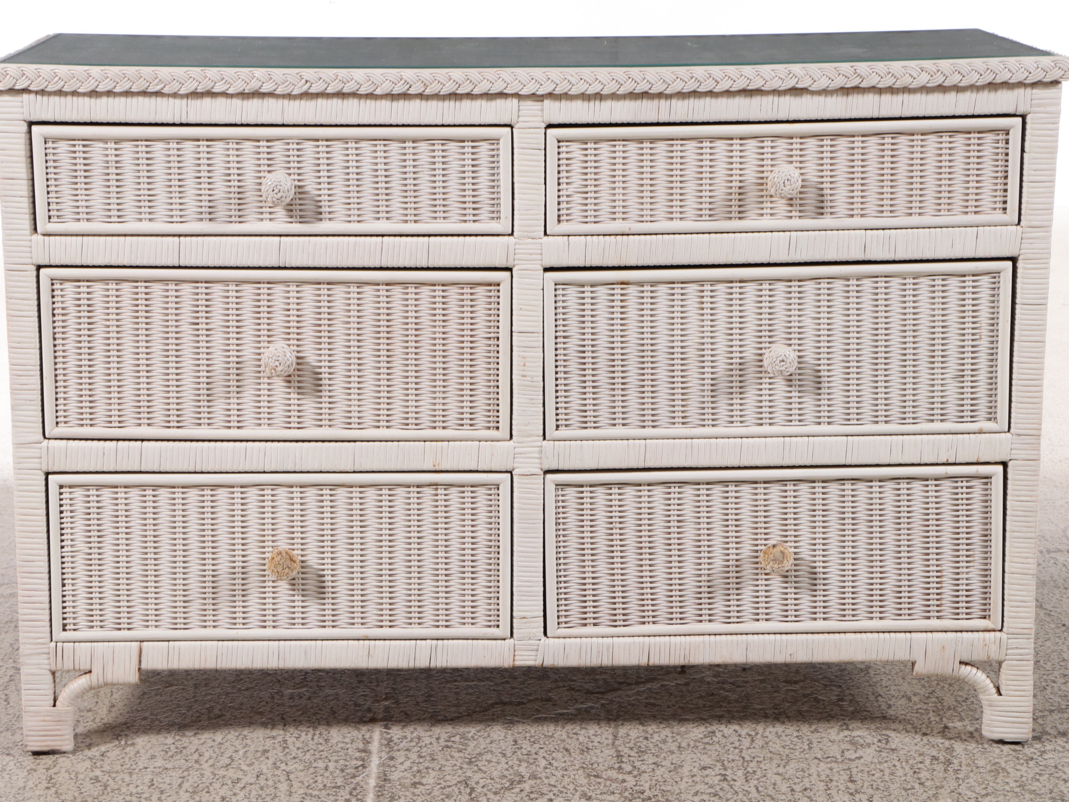 Royalty by Cebu Painted Wicker Dresser