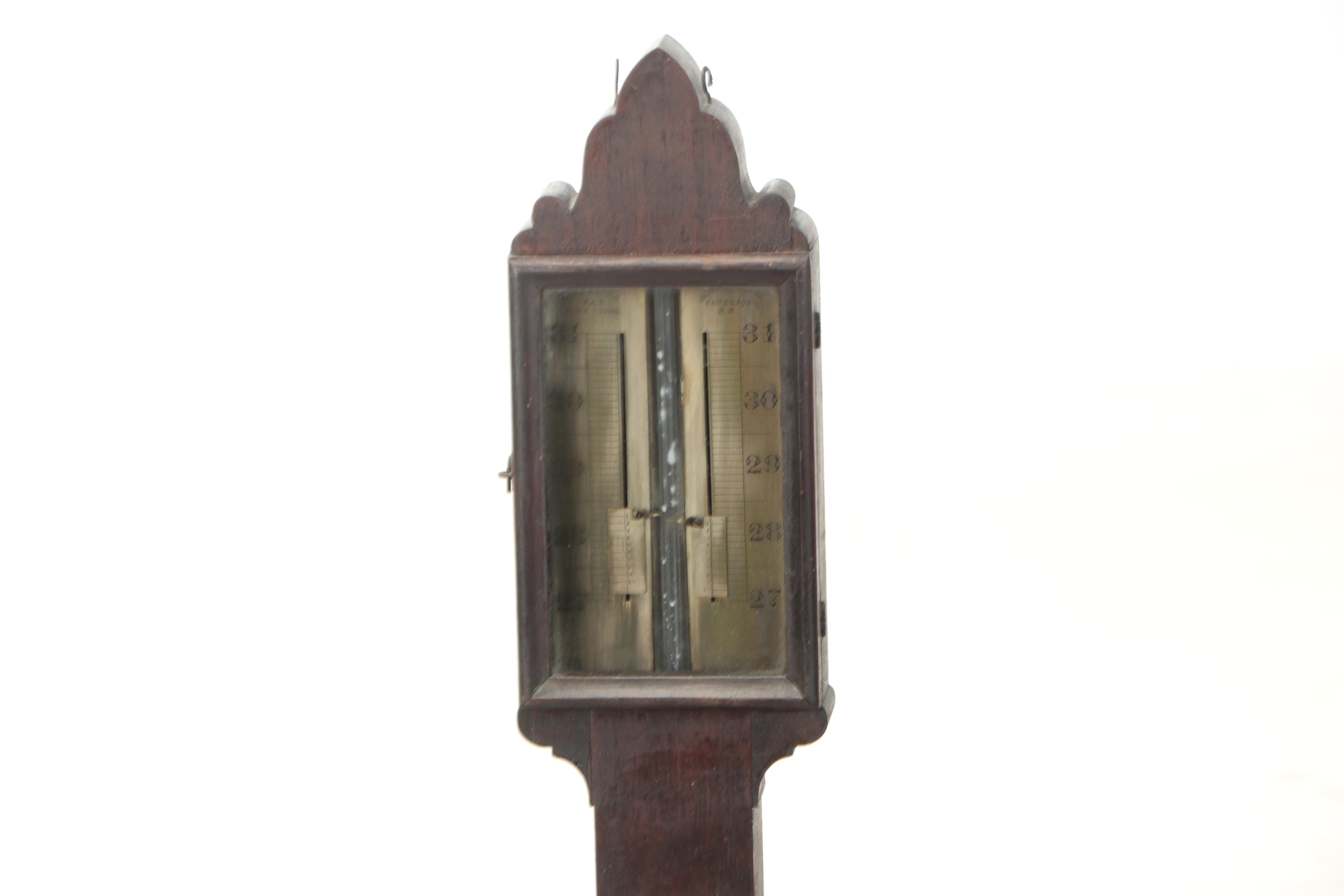 Woodruff's with Charles Wilder Combination Barometer Thermometer, Antique