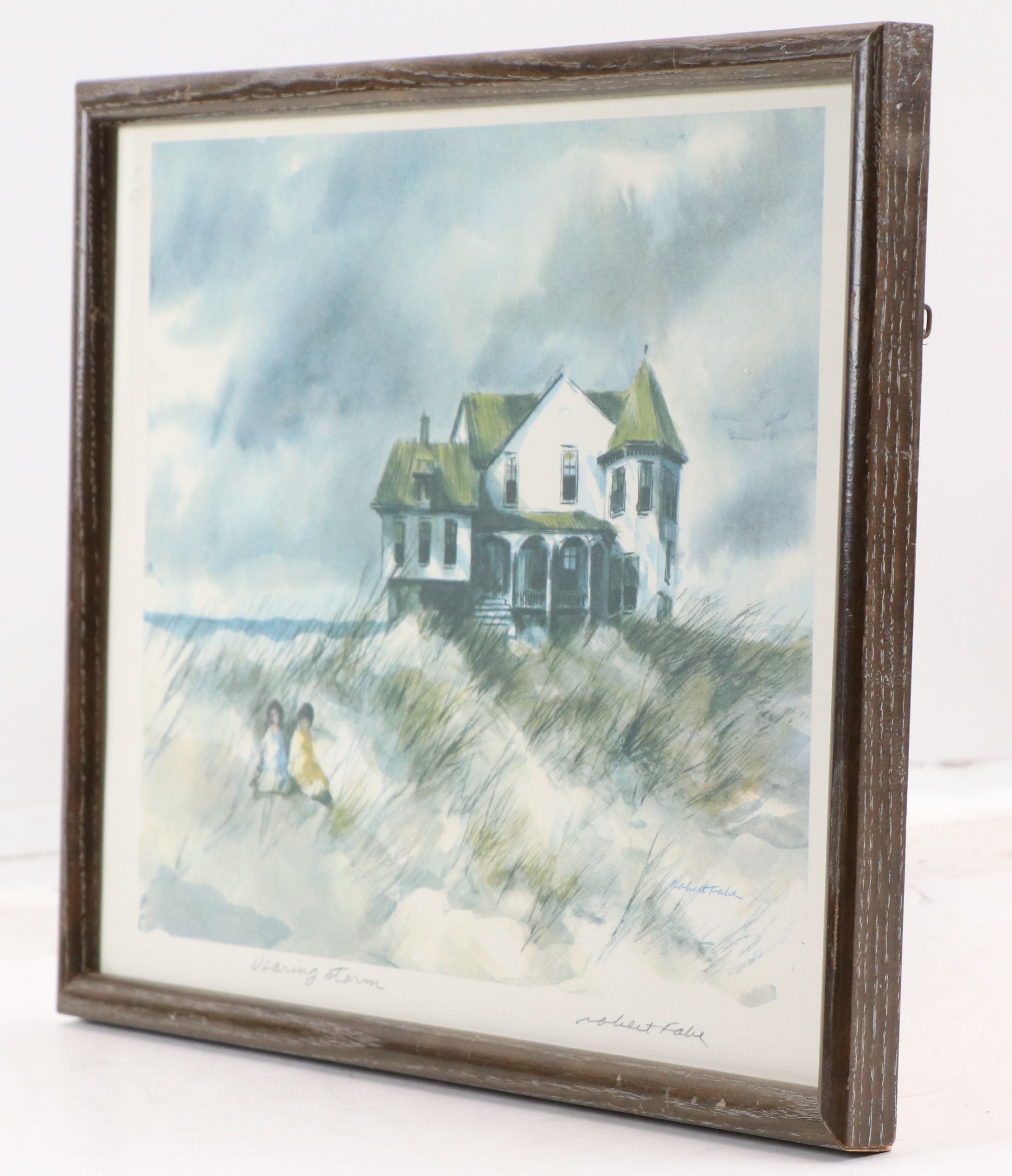 Robert Fabe Offset Lithograph "Nearing Storm," Late 20th Century