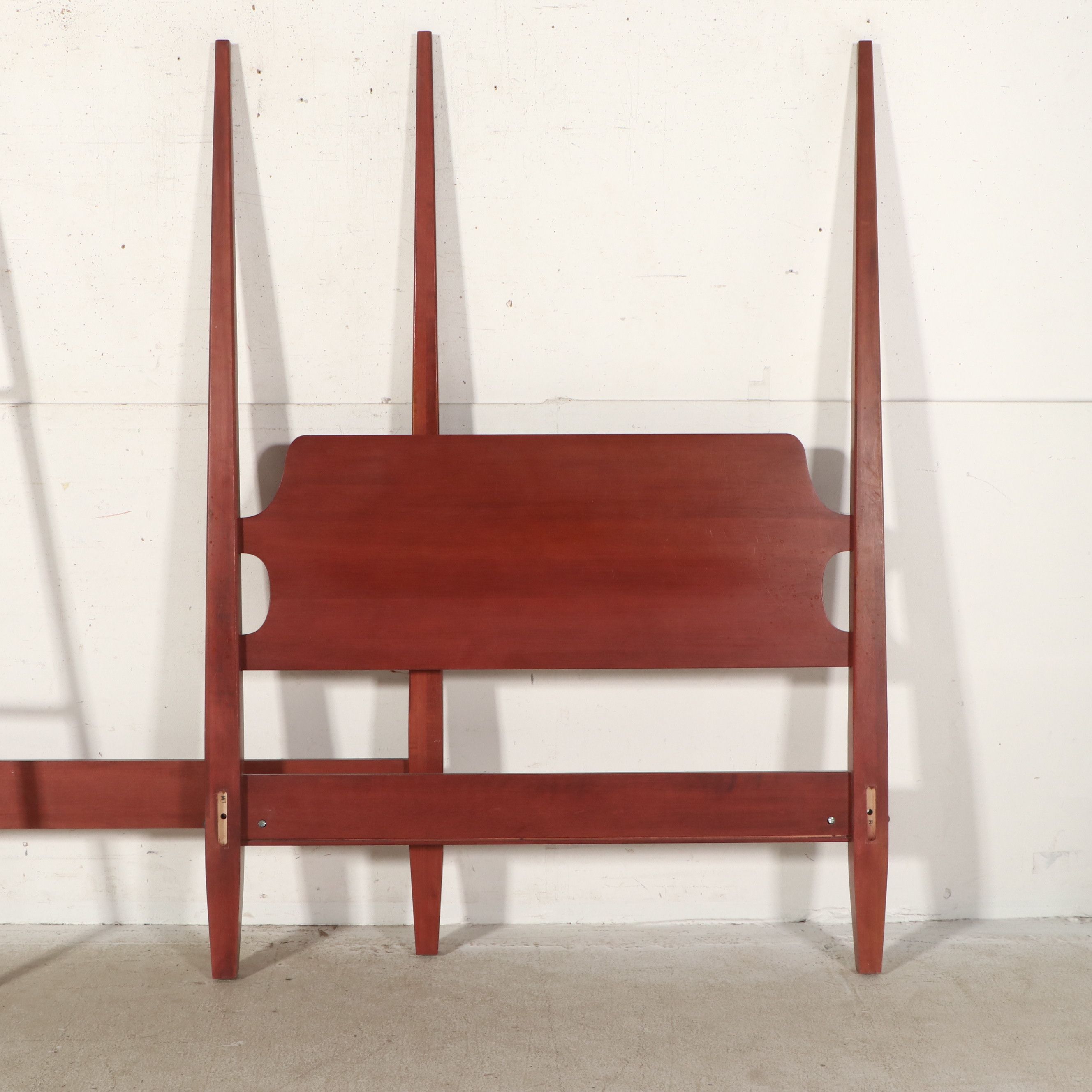 Ethan Allen Shaker Style Cherry Canopy Bed Frame