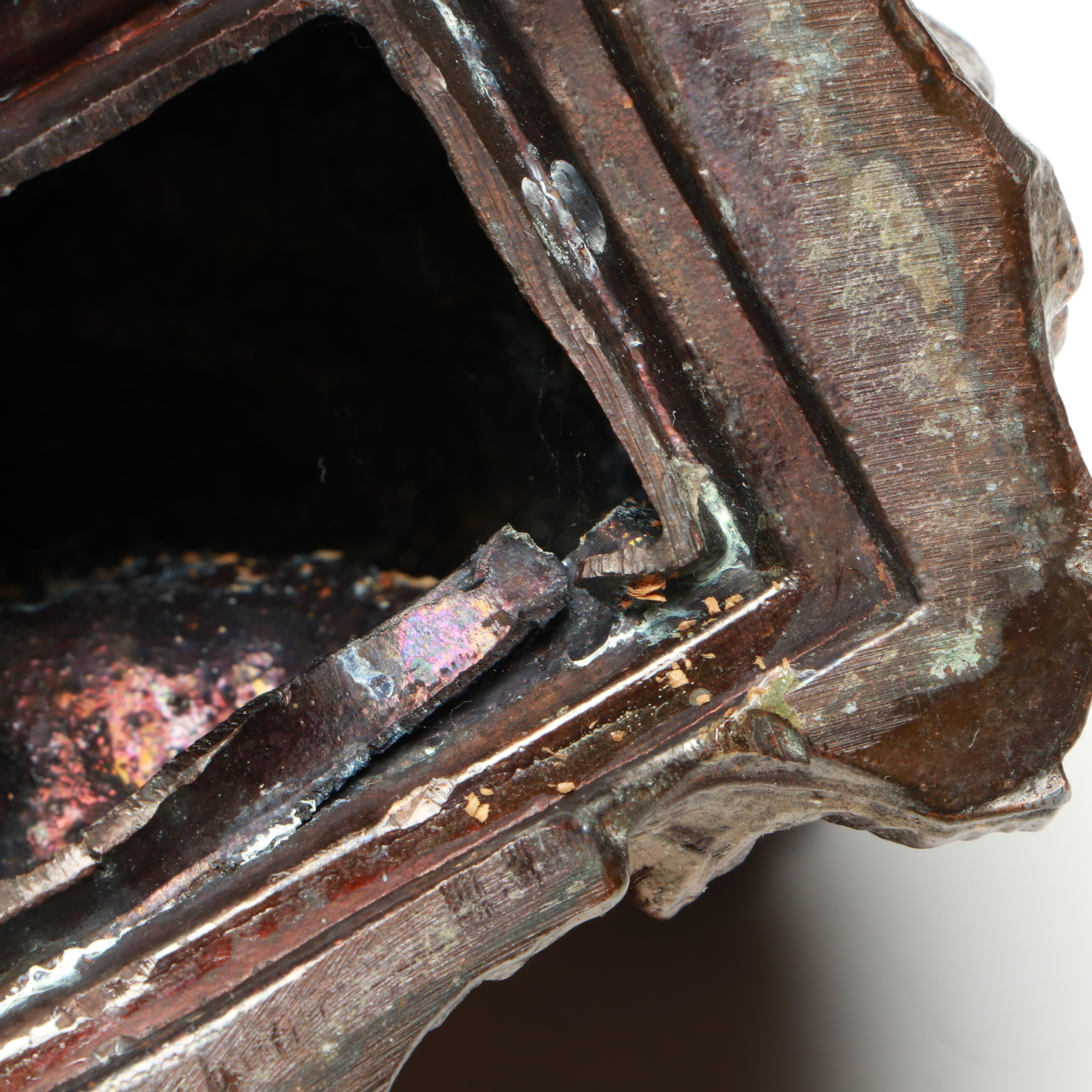 Copper Finish Tiger Bookends