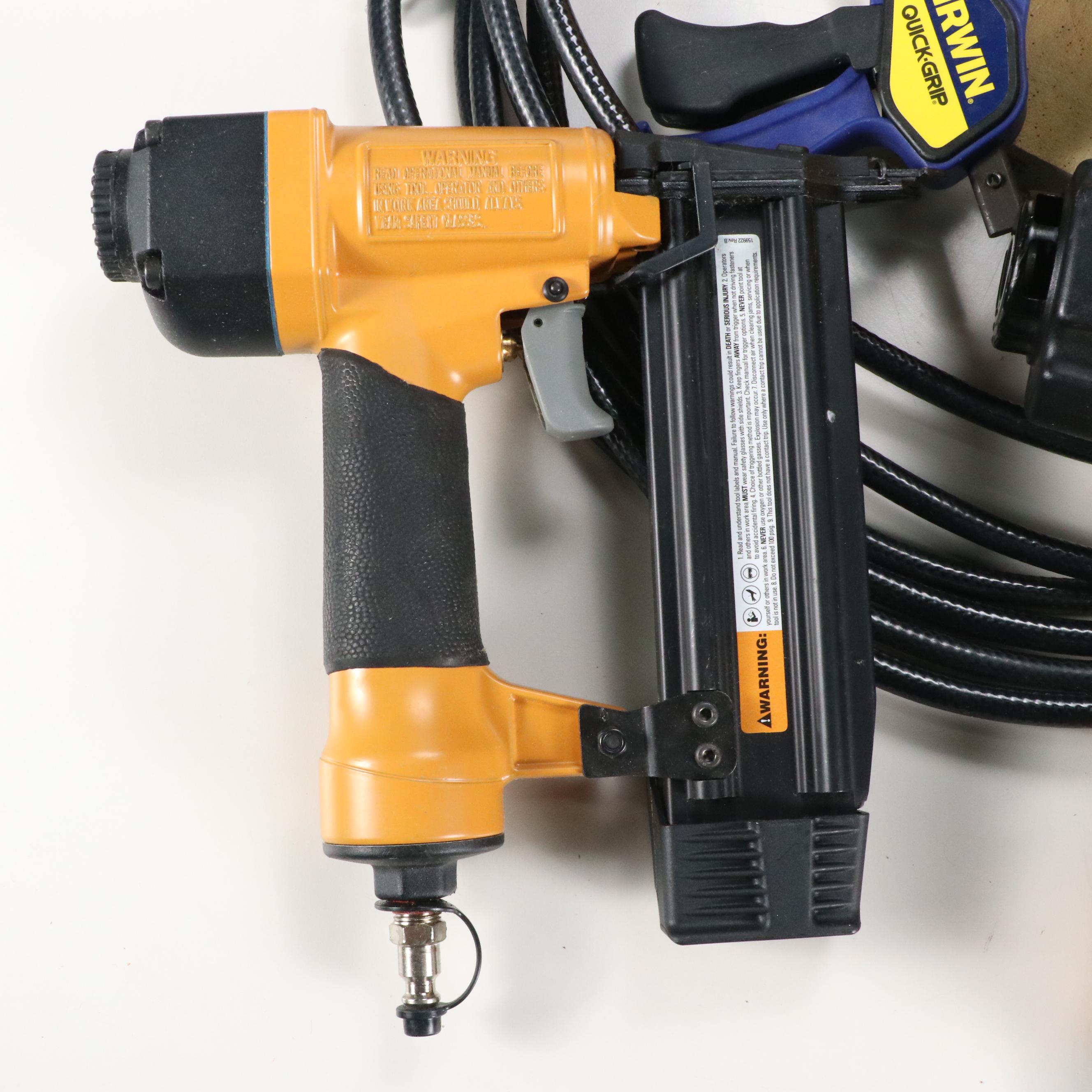 Bostitch Compressor with Nail Guns and Accessories