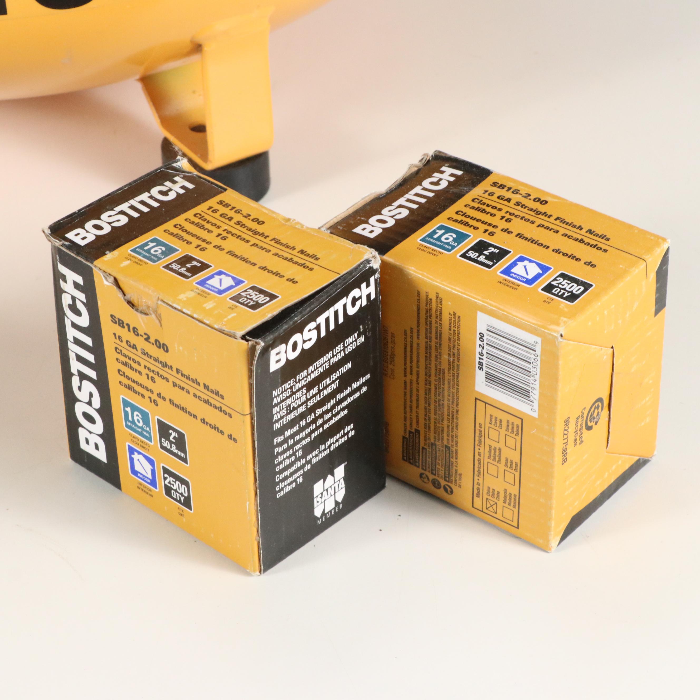 Bostitch Compressor with Nail Guns and Accessories