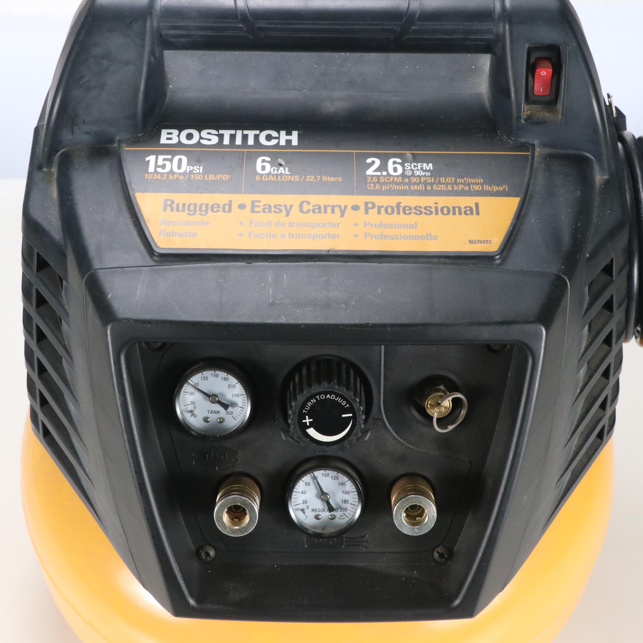 Bostitch Compressor with Nail Guns and Accessories