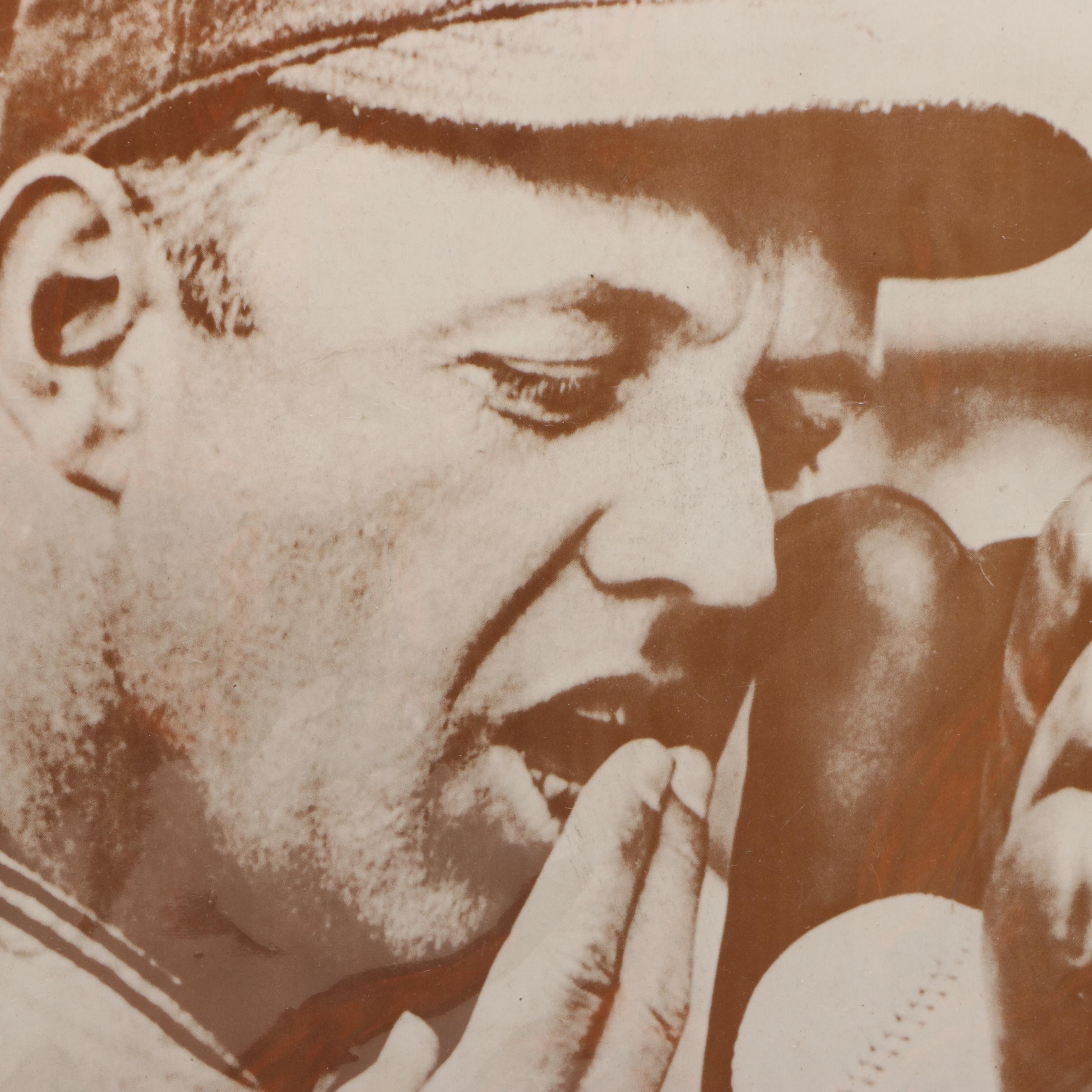 Halftone of Burleigh Grimes