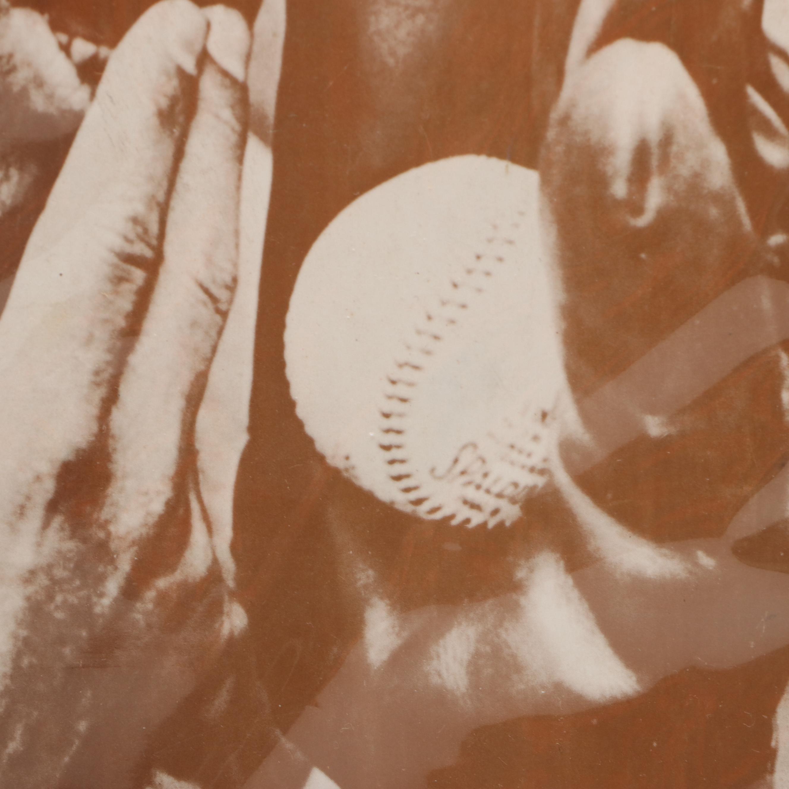 Halftone of Burleigh Grimes