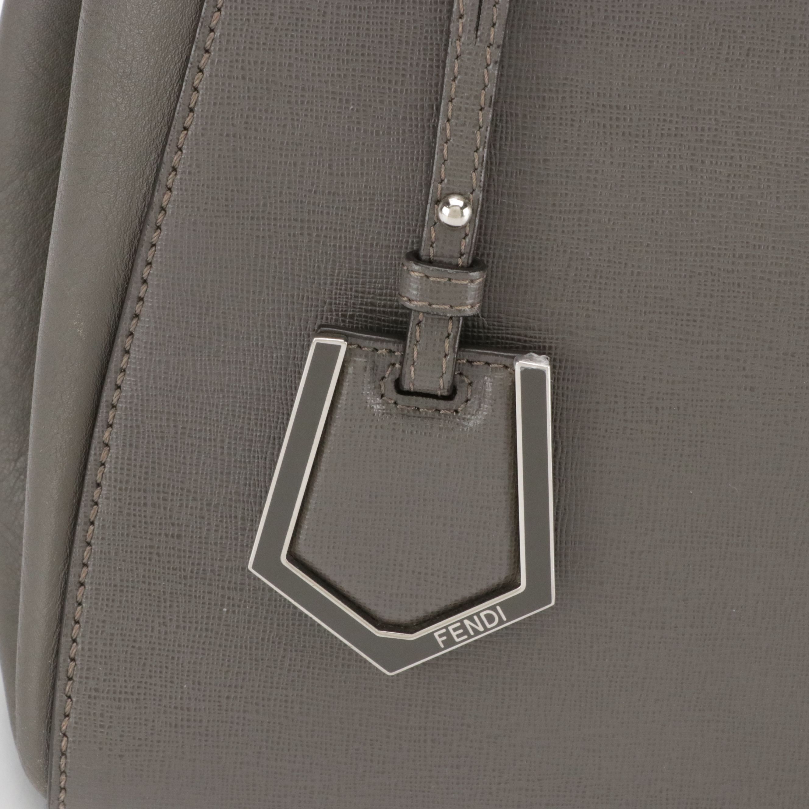 Fendi Vitello Leather Petite 2Jours Two-Way Tote Bag