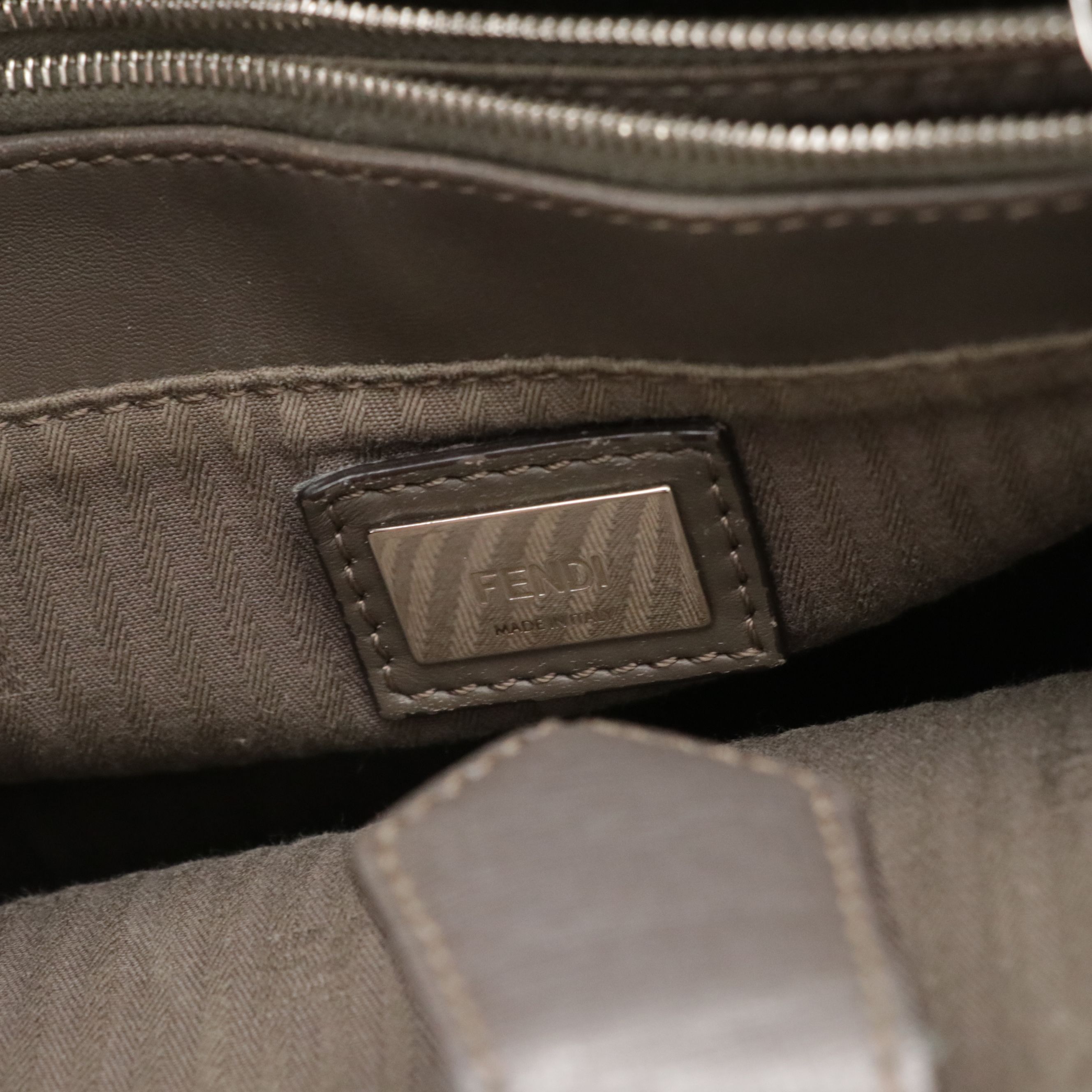 Fendi Vitello Leather Petite 2Jours Two-Way Tote Bag