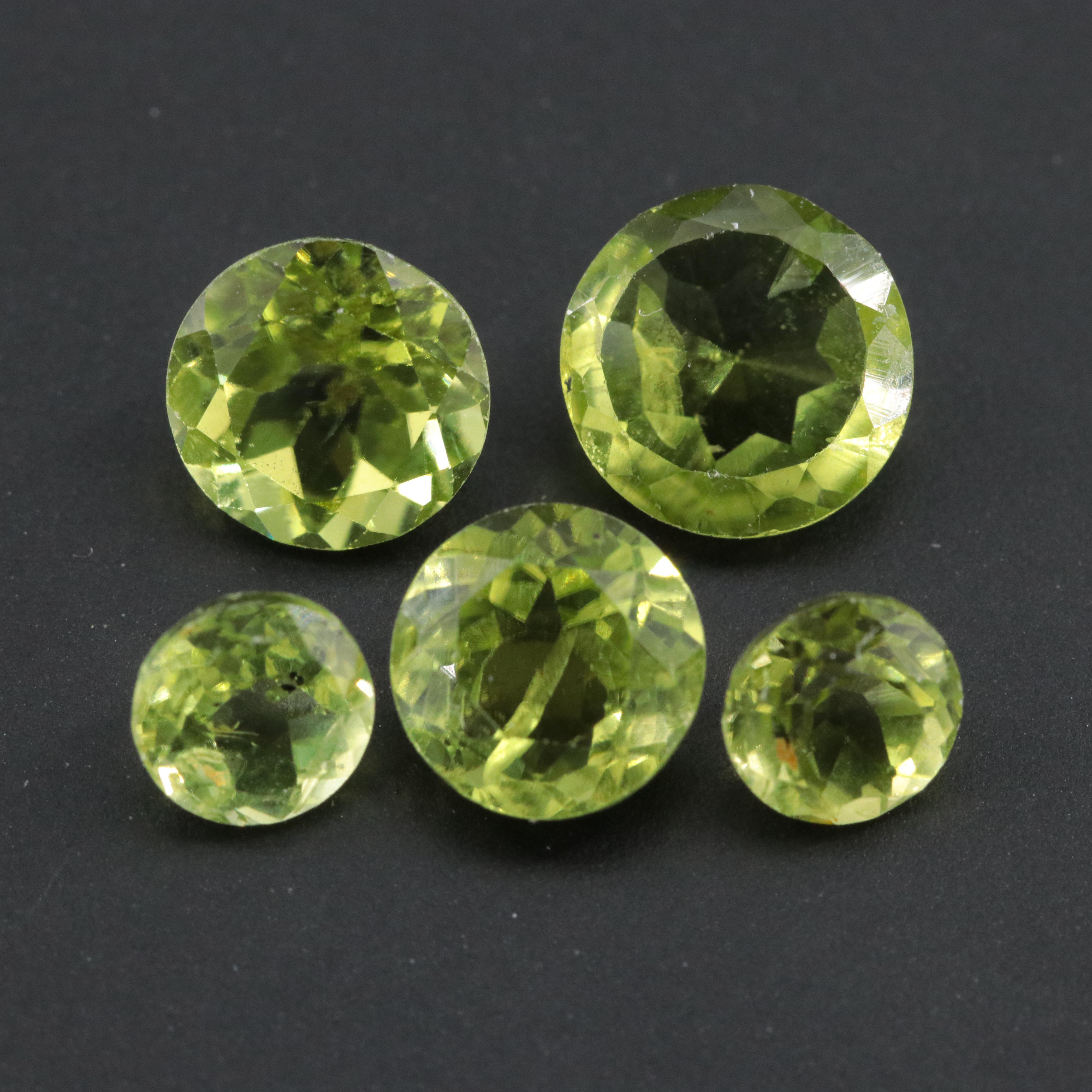 Loose 3.72 CTW Peridot Lot