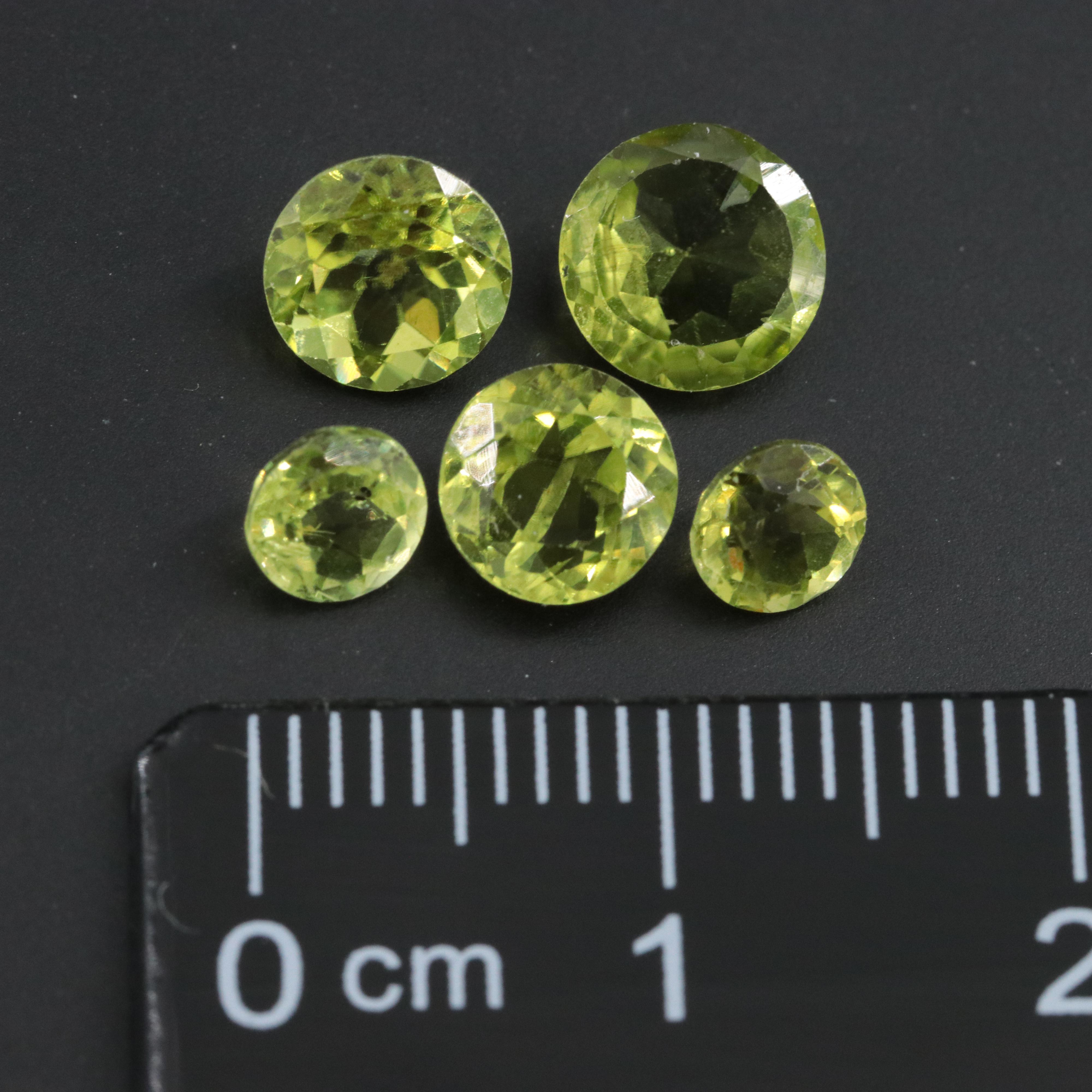 Loose 3.72 CTW Peridot Lot