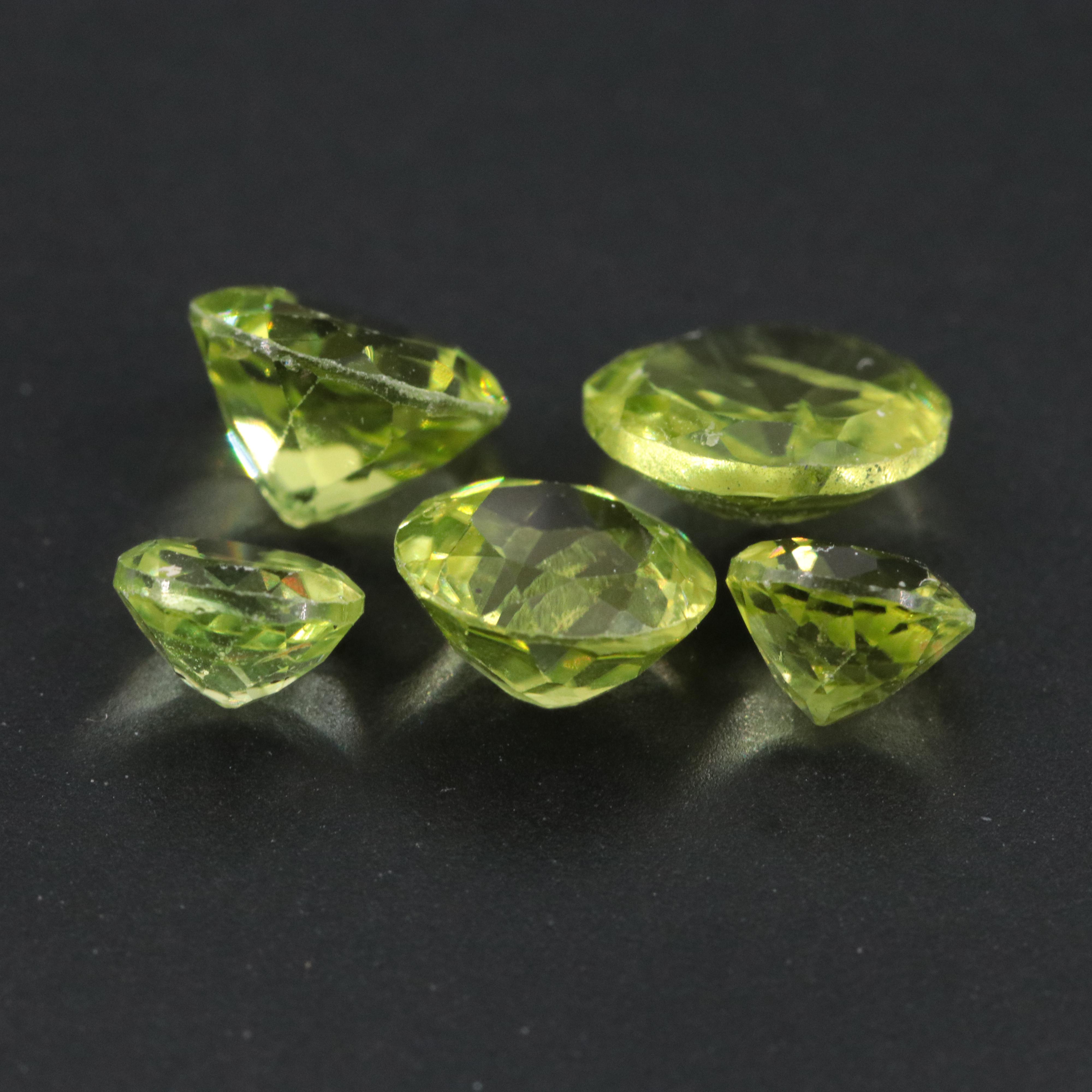 Loose 3.72 CTW Peridot Lot