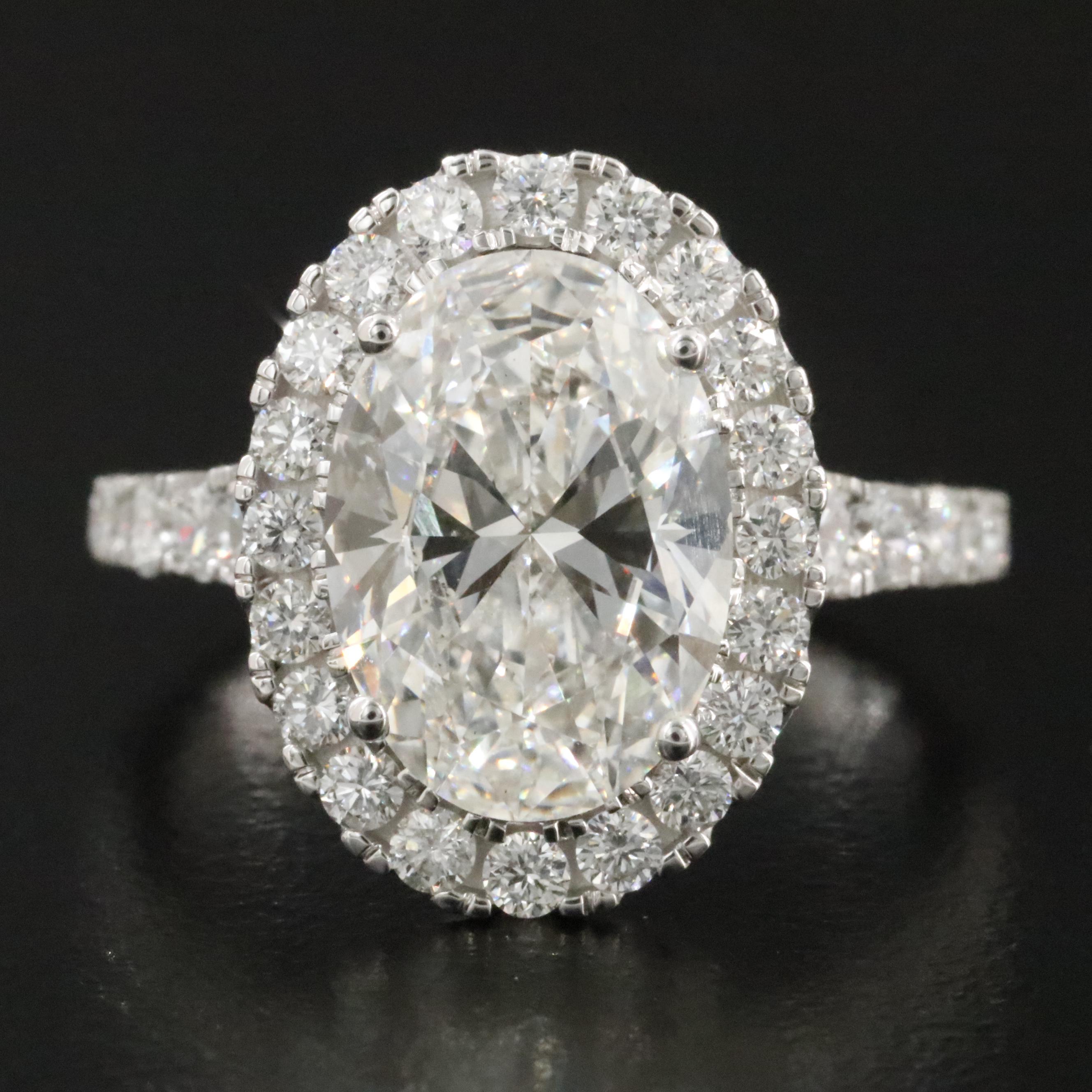14K 4.80 CTW Lab Grown Diamond Ring